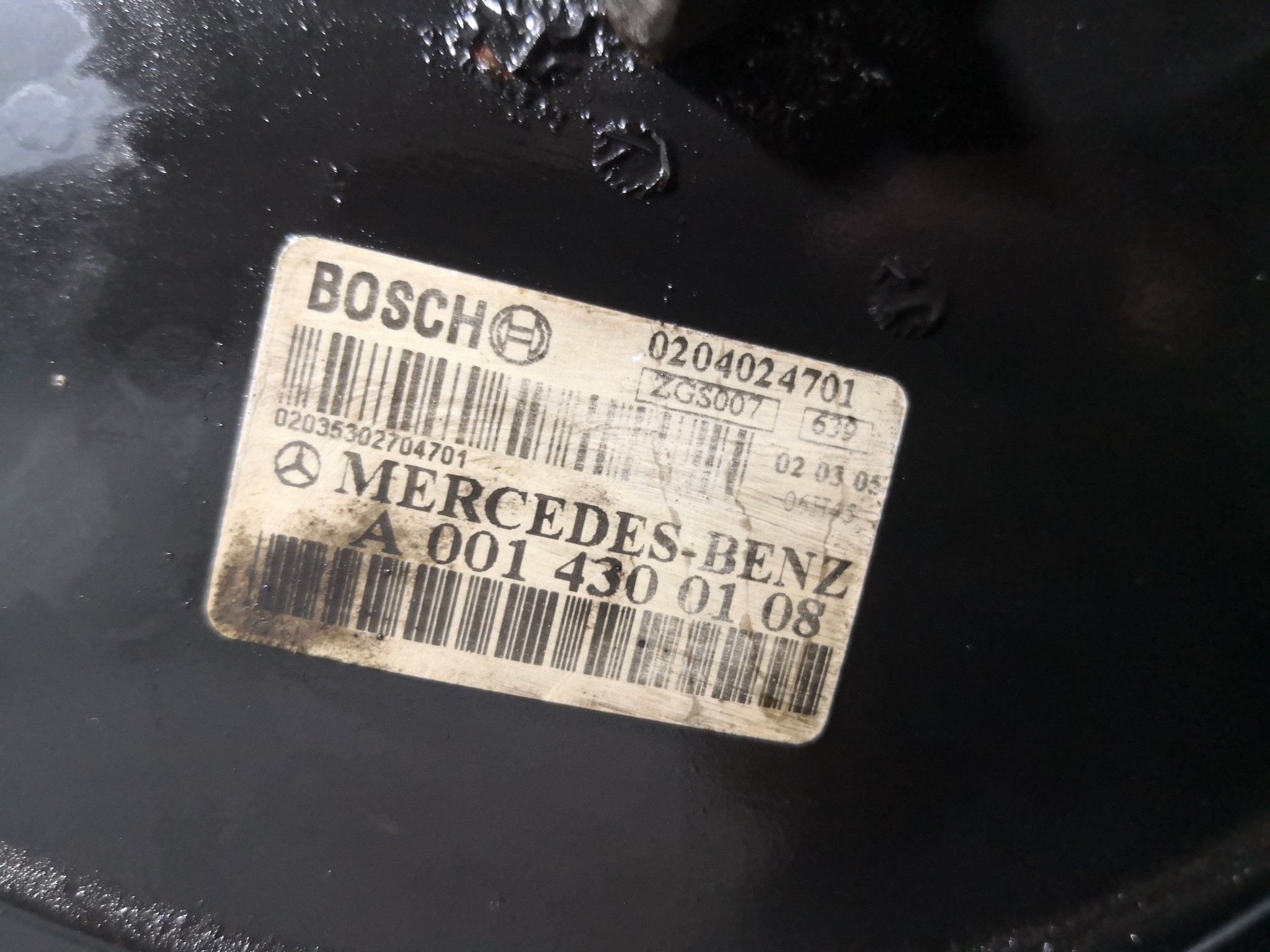 Servofreio  MERCEDES-BENZ VITO Autocarro (W639) | 03 -  Imagem-1