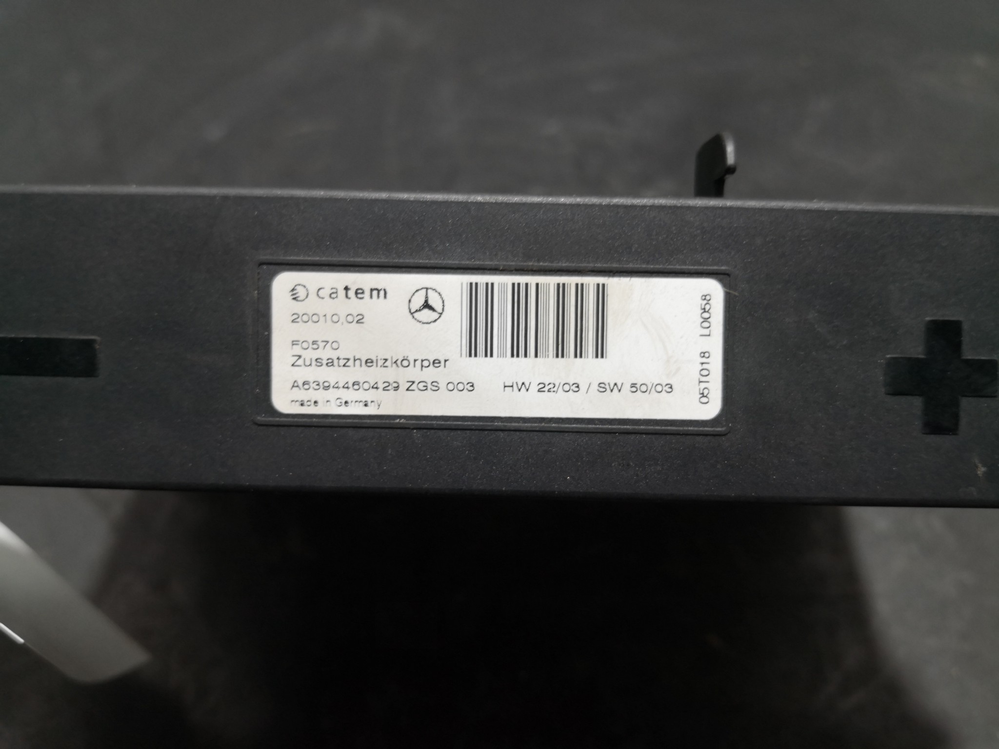 Radiador de Aquecimento Elétrico MERCEDES-BENZ VITO Autocarro (W639) | 03 -  Imagem-1