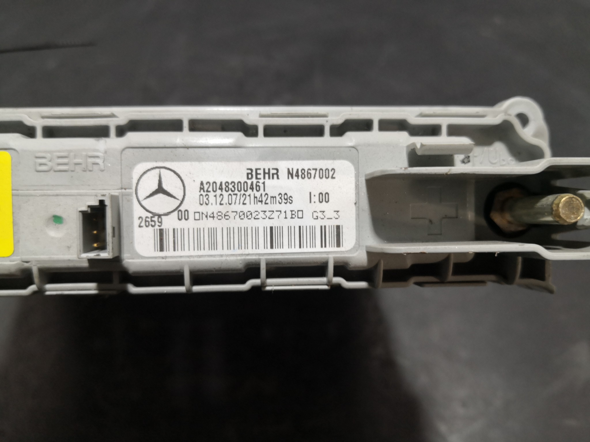 Radiador de Aquecimento Elétrico MERCEDES-BENZ C-CLASS (W204) | 07 - 15 Imagem-2