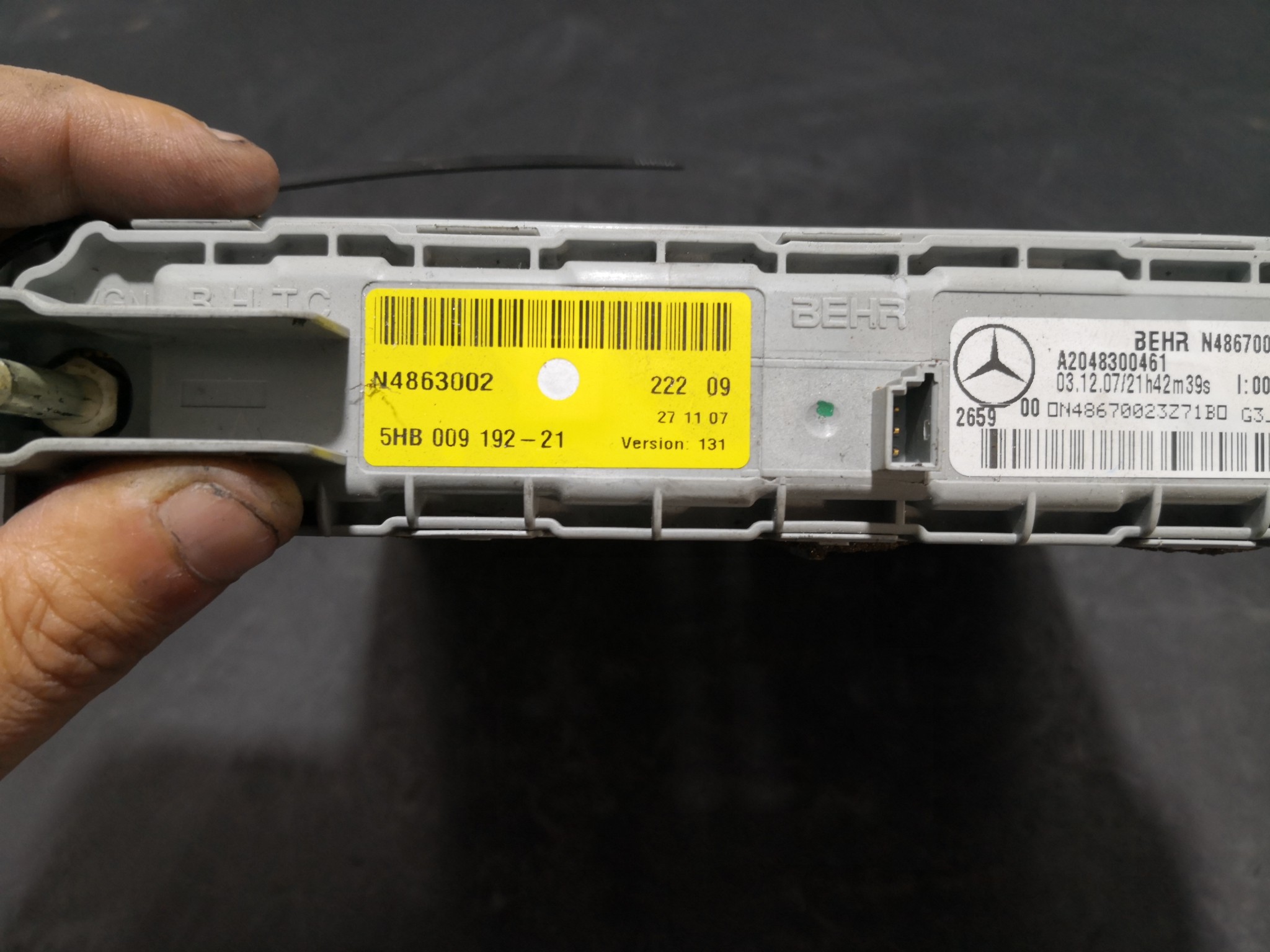 Radiador de Aquecimento Elétrico MERCEDES-BENZ C-CLASS (W204) | 07 - 15 Imagem-4