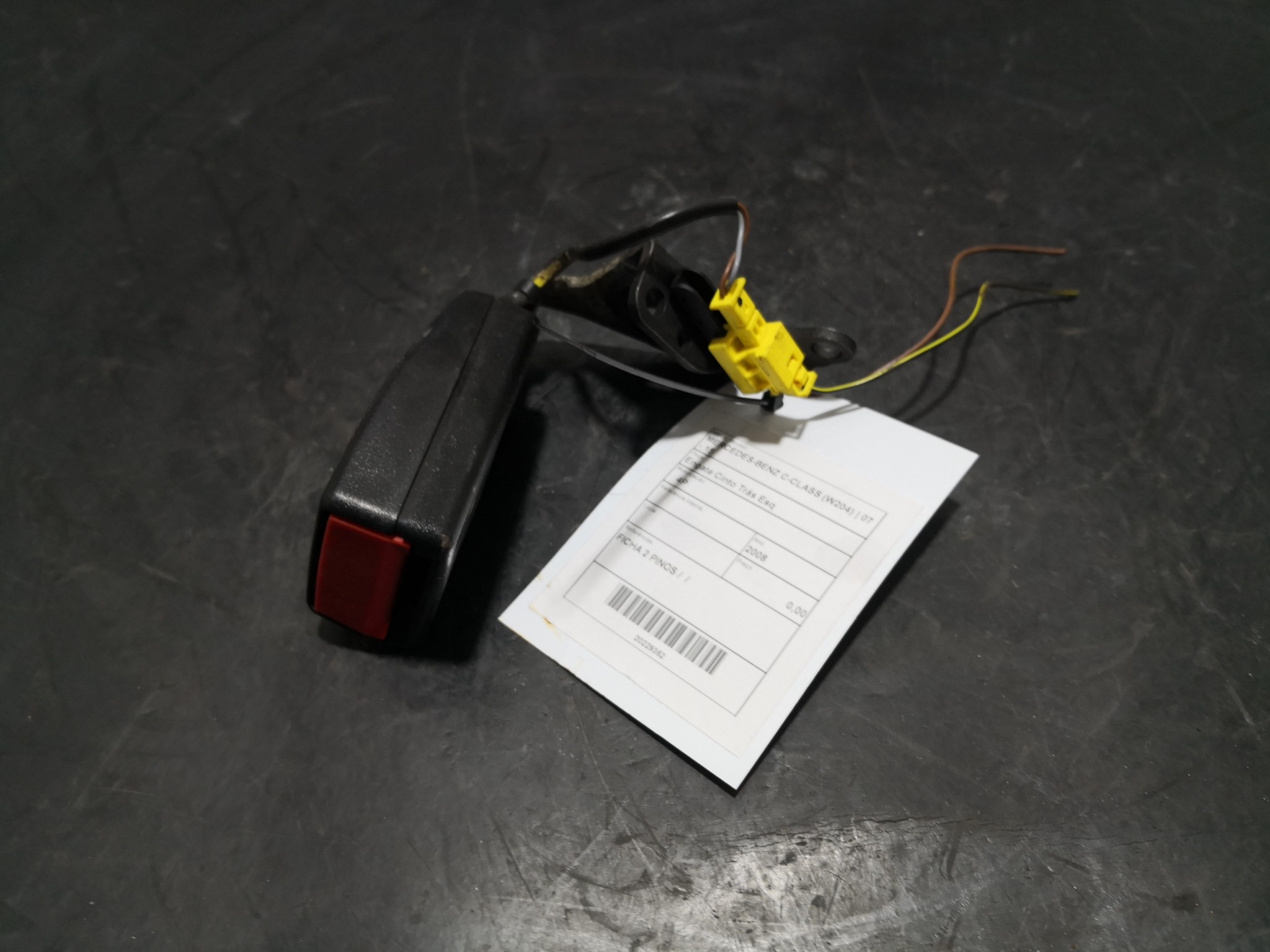 Engate Cinto Trás Esq MERCEDES-BENZ C-CLASS (W204) | 07 - 15 Imagem-1