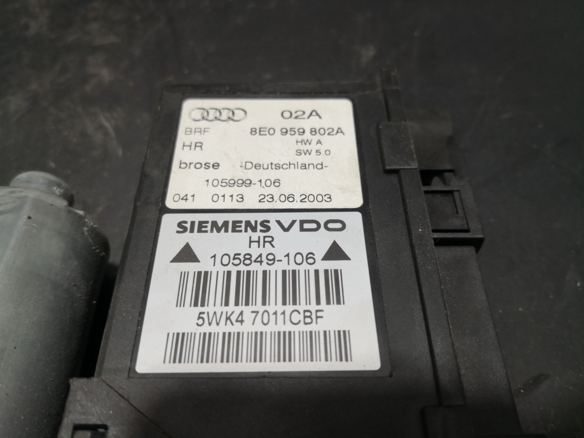 Motor elevador trás drt AUDI A4 Avant (8E5, B6) | 00 - 05 Imagem-4