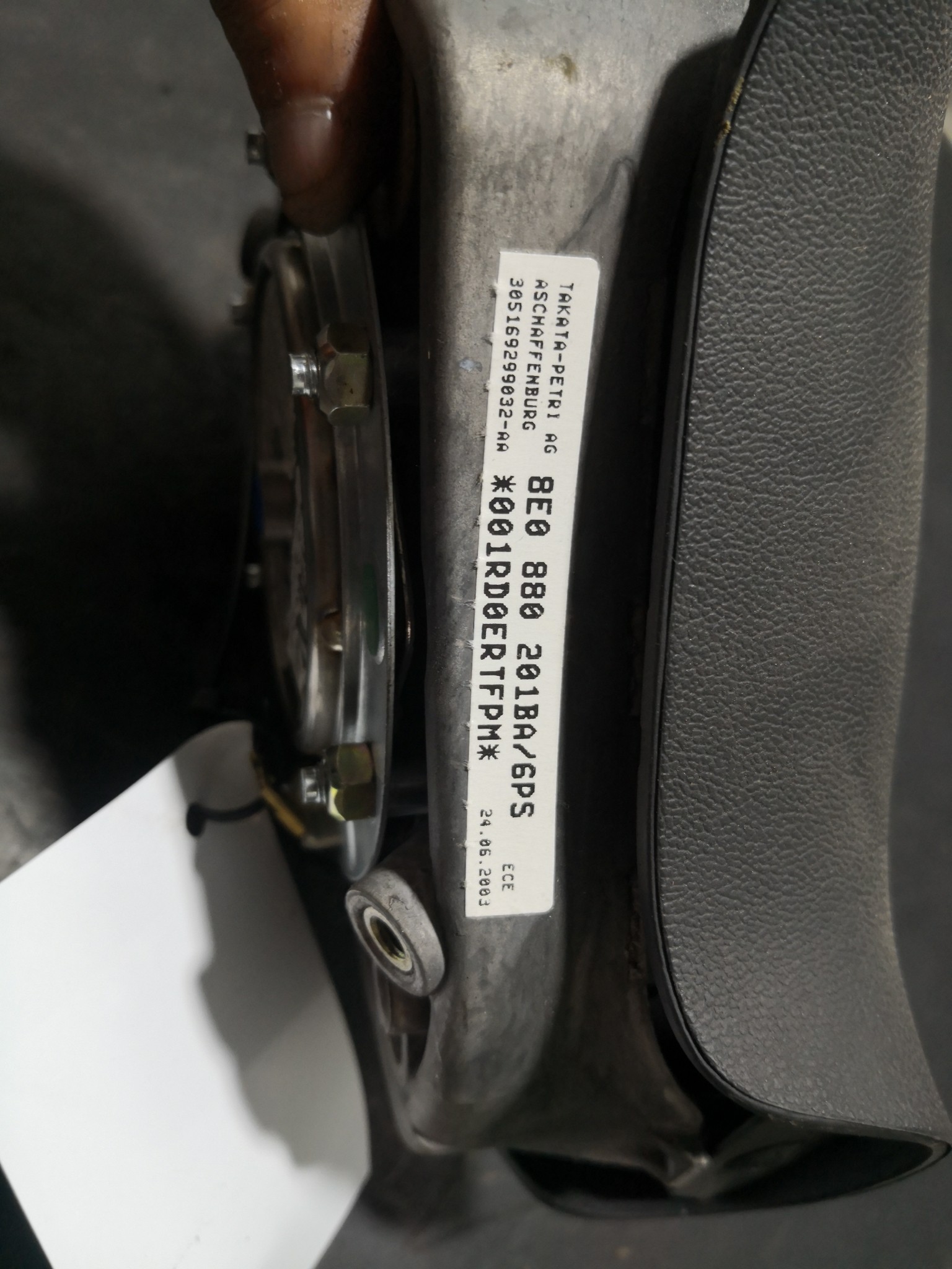 Airbag Volante AUDI A4 Avant (8E5, B6) | 00 - 05 Imagem-2