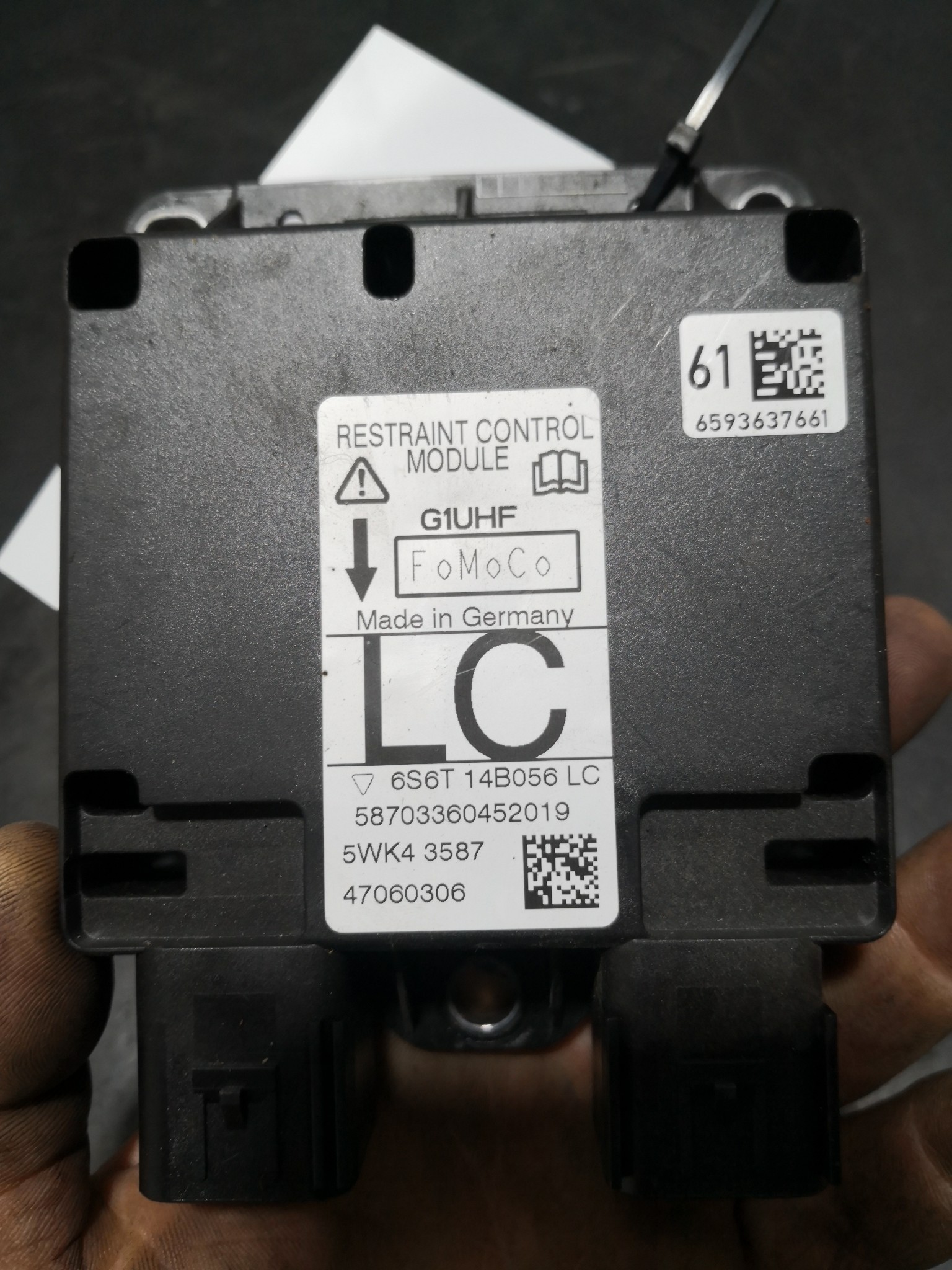 Centralina de Airbags FORD - ID S_89864