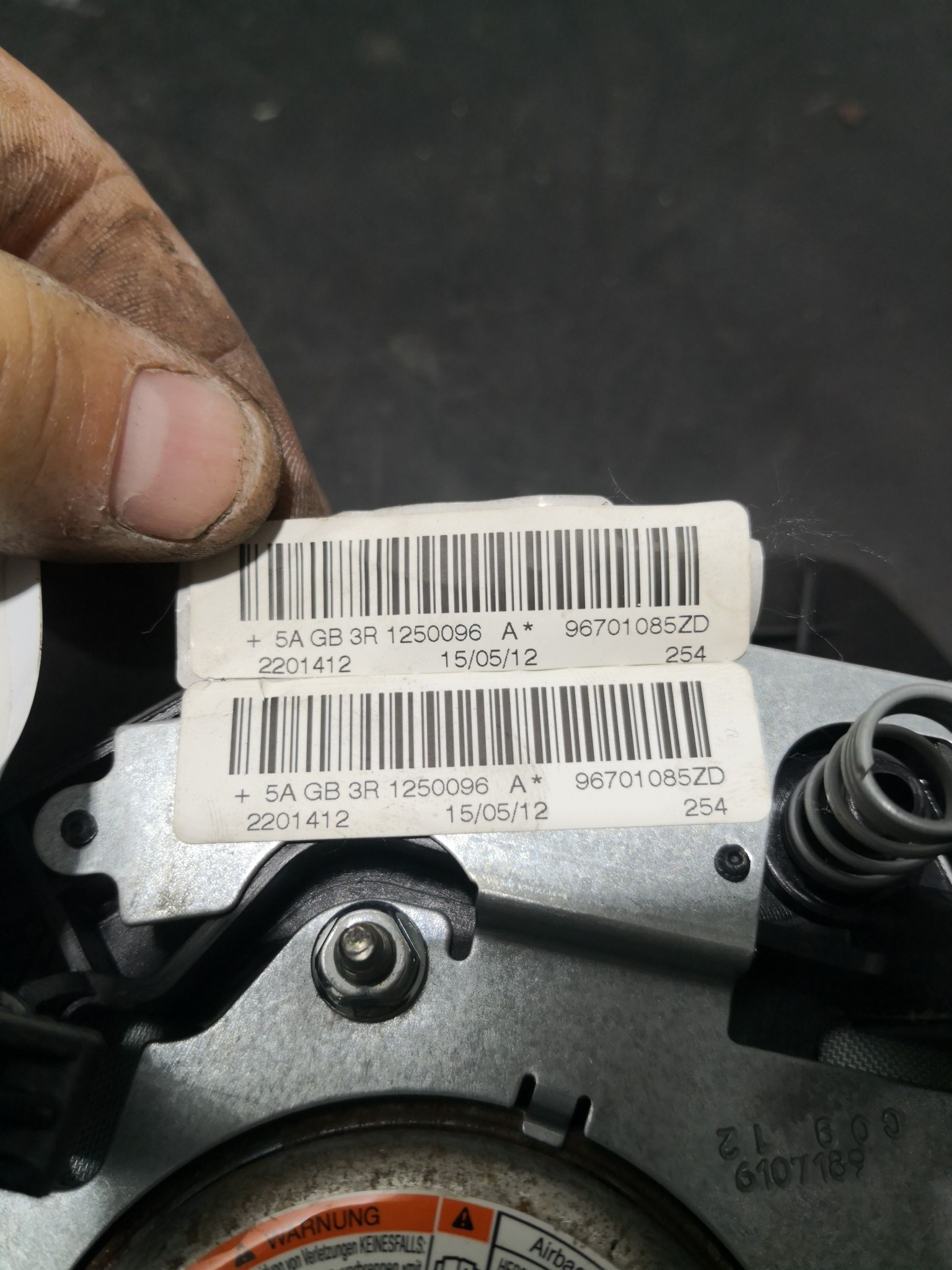 Airbag Volante PEUGEOT - ID S_89931