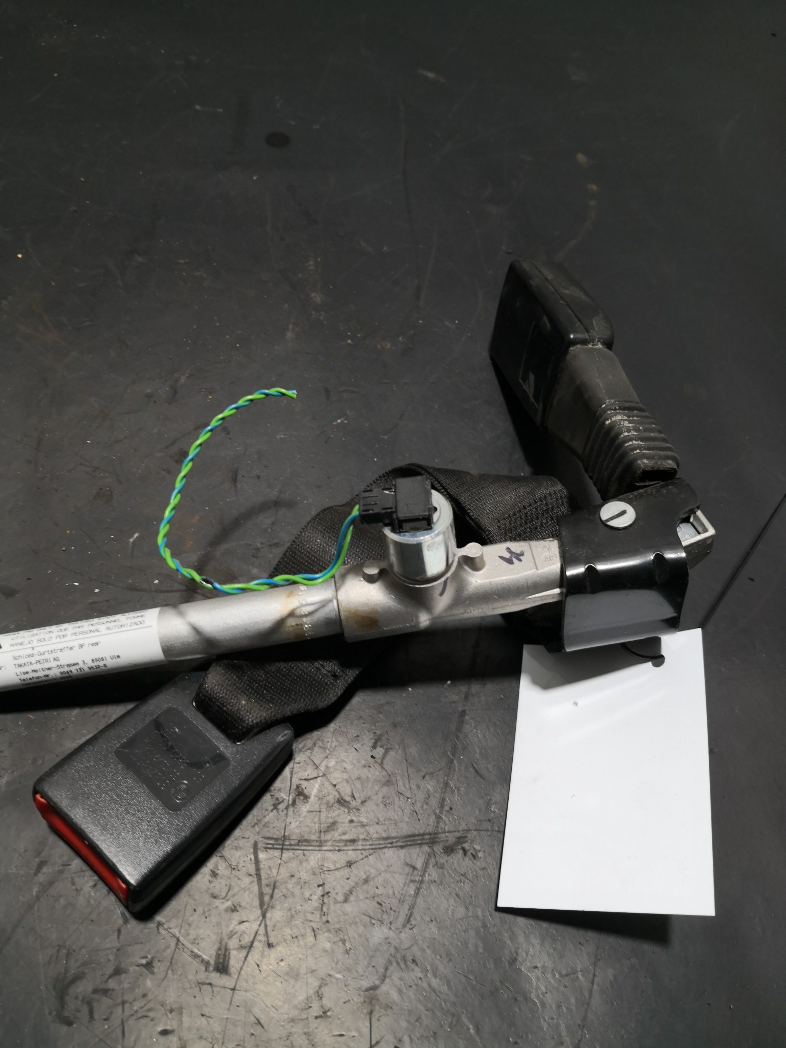 Engate Cinto Trás Dto BMW 3 (E90) | 04 - 12 Imagem-1