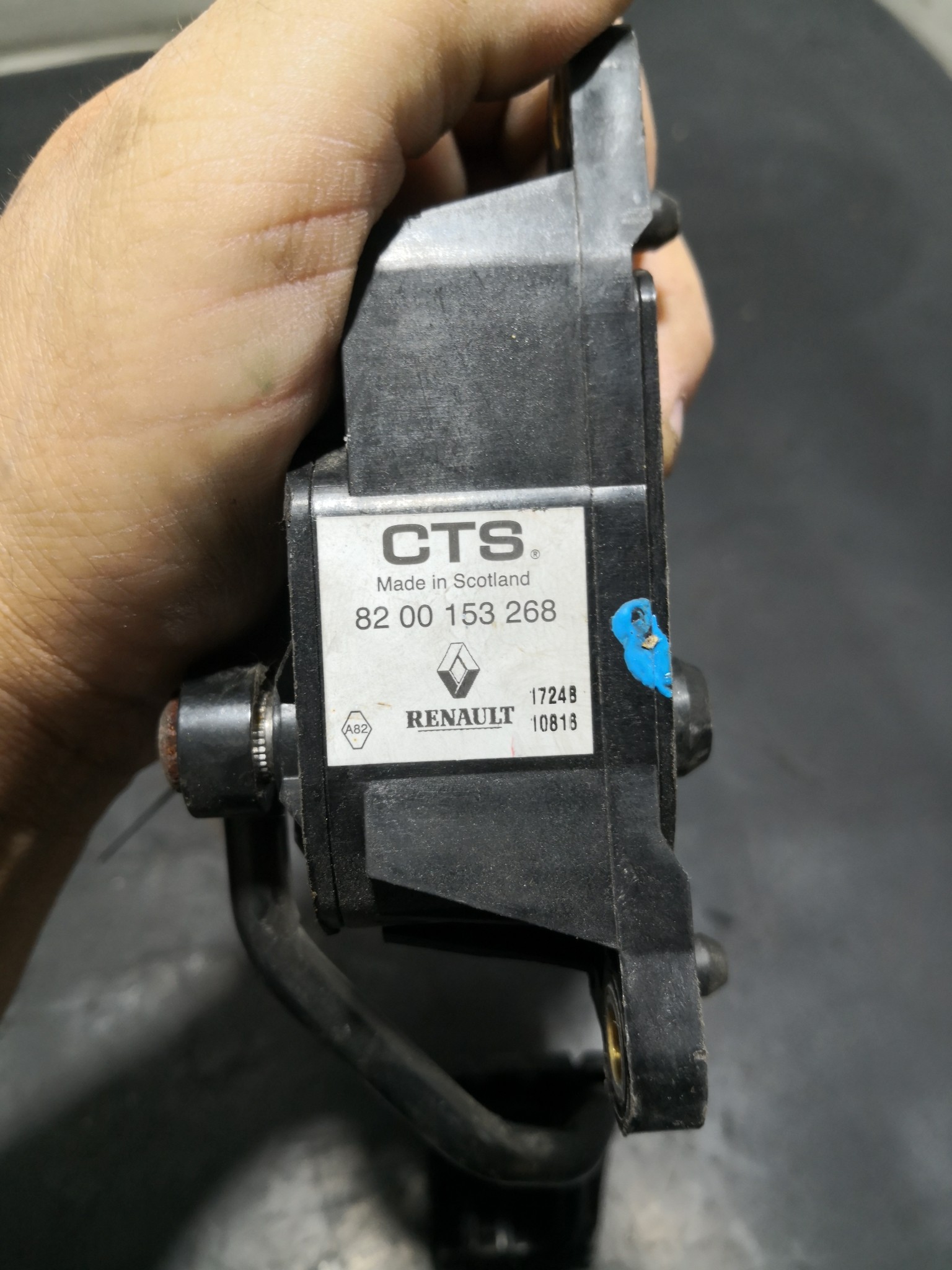 Pedal Potenciometro Acelerador RENAULT MEGANE II (BM0/1_, CM0/1_) | 01 - 12 Imagem-1