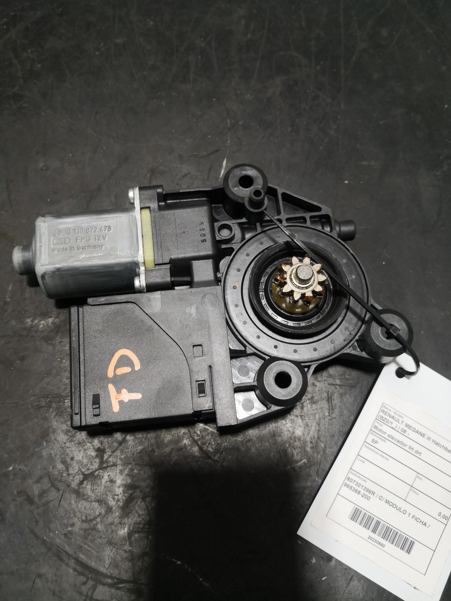 Motor elevador frt drt RENAULT MEGANE III Hatchback (BZ0/1_) | 08 -  Imagem-1