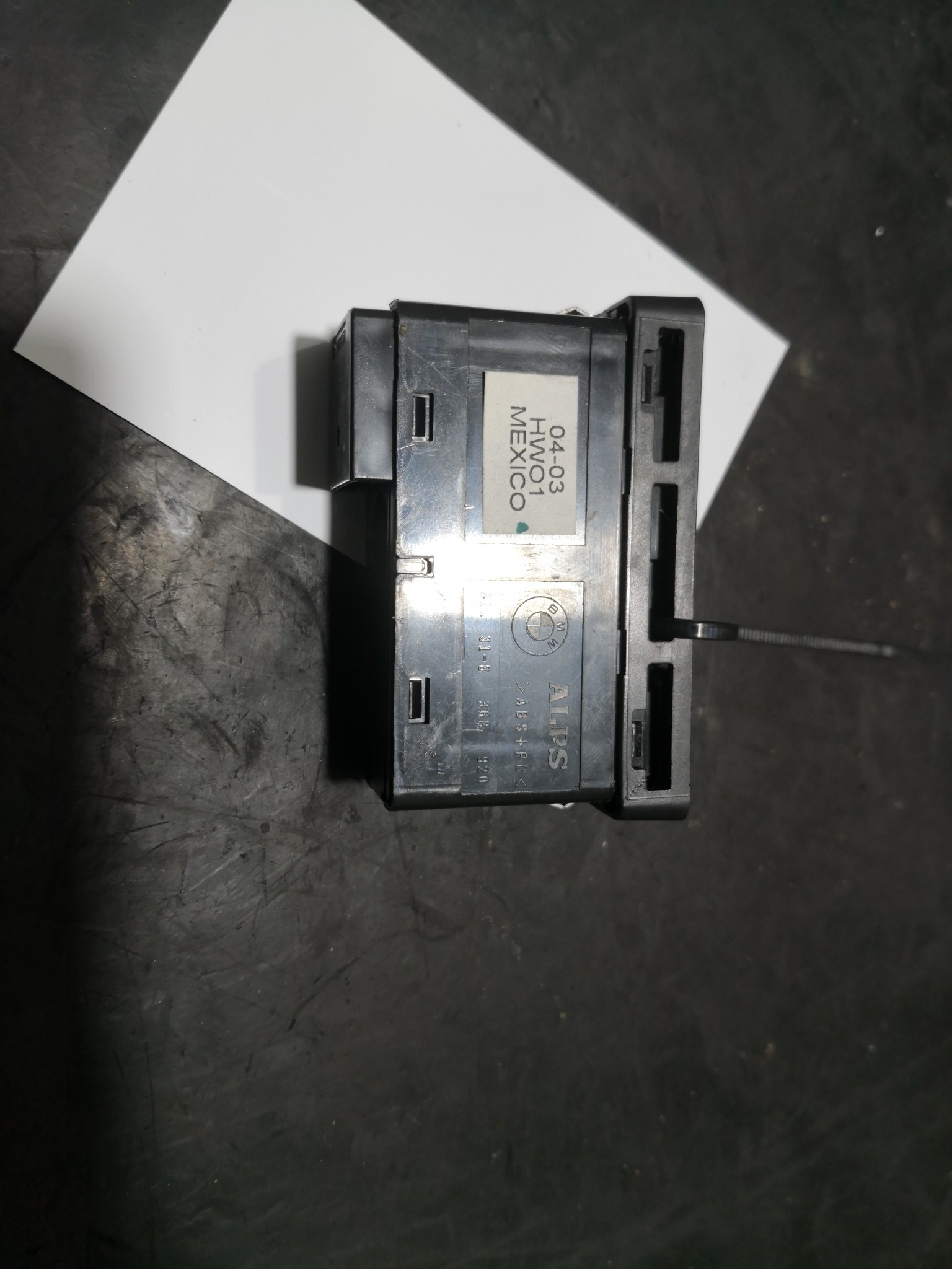 Botão 4 Piscas BMW - ID S_91114