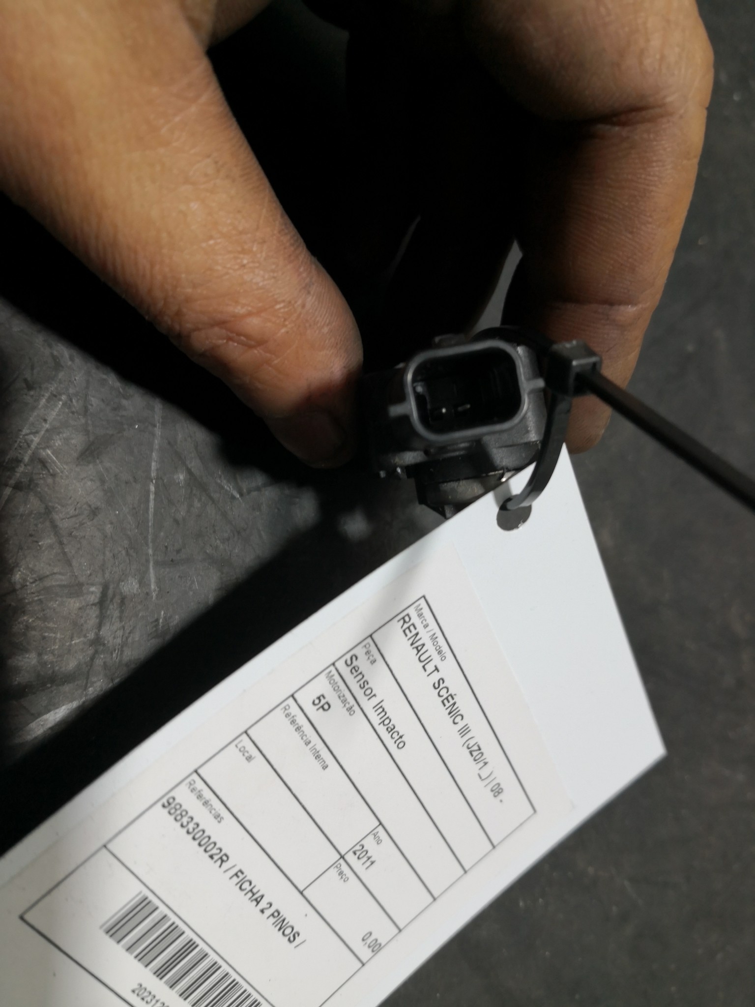 Sensor Impacto RENAULT SCÉNIC III (JZ0/1_) | 08 -  Imagem-2