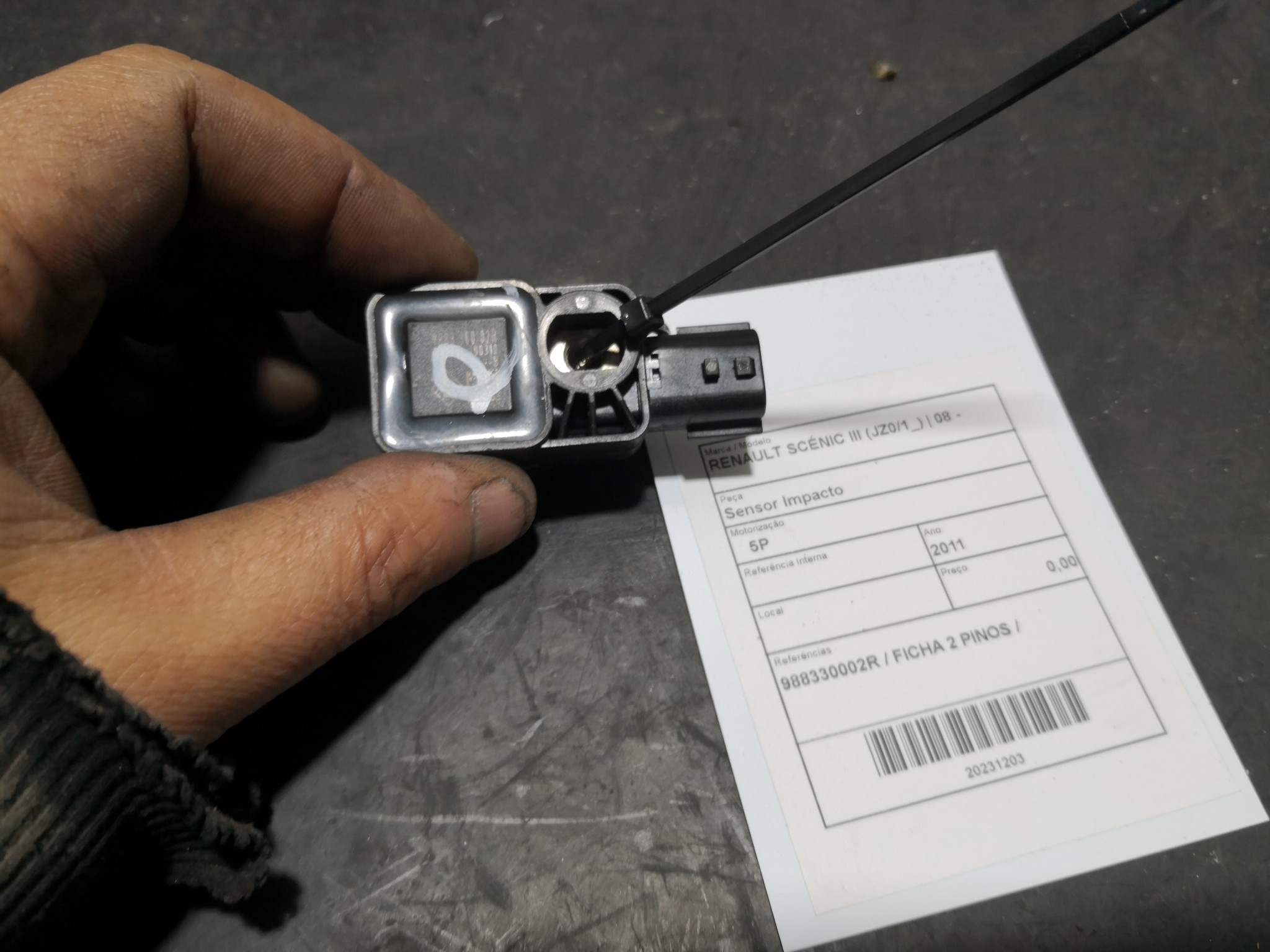 Sensor Impacto RENAULT - ID S_91202