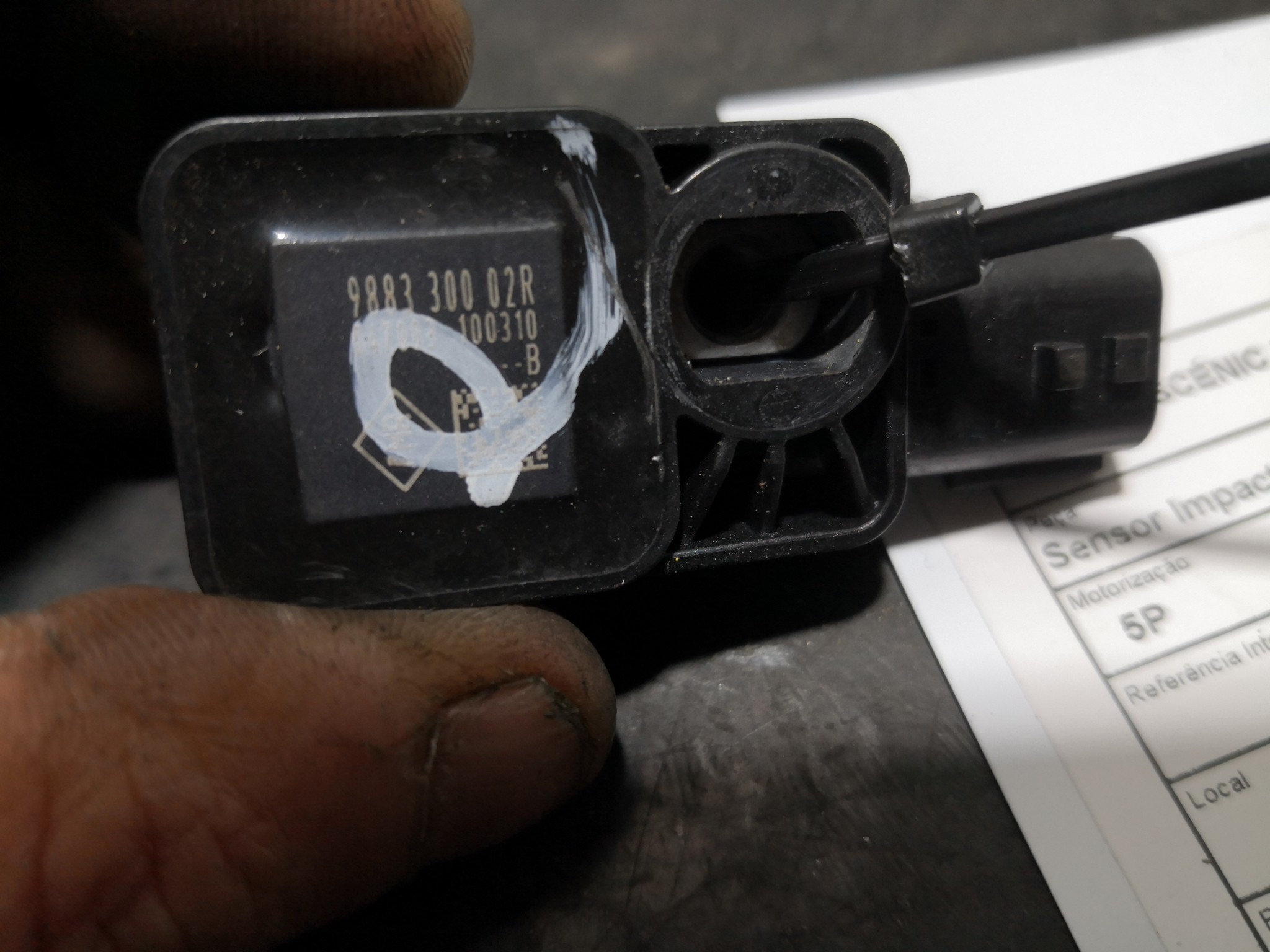 Sensor Impacto RENAULT SCÉNIC III (JZ0/1_) | 08 -  Imagem-1