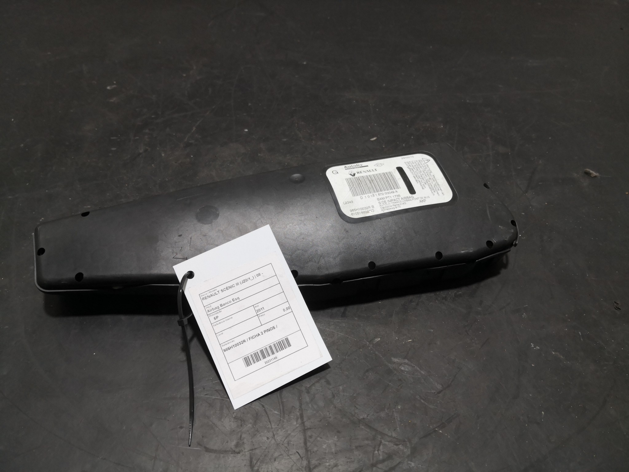 Airbag Banco Esq RENAULT - ID S_91145