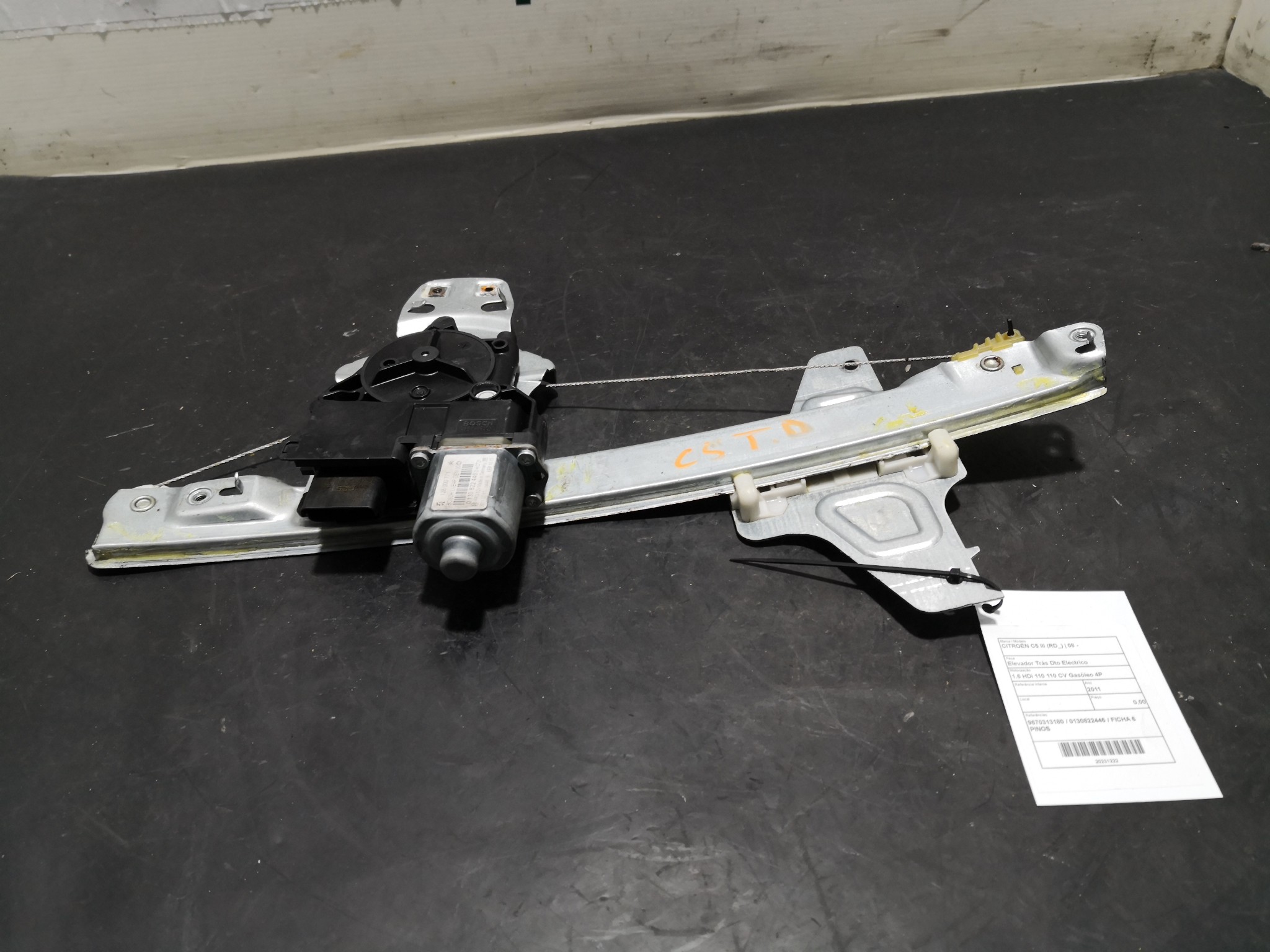 Elevador Trás Dto Electrico CITROEN - ID S_91221