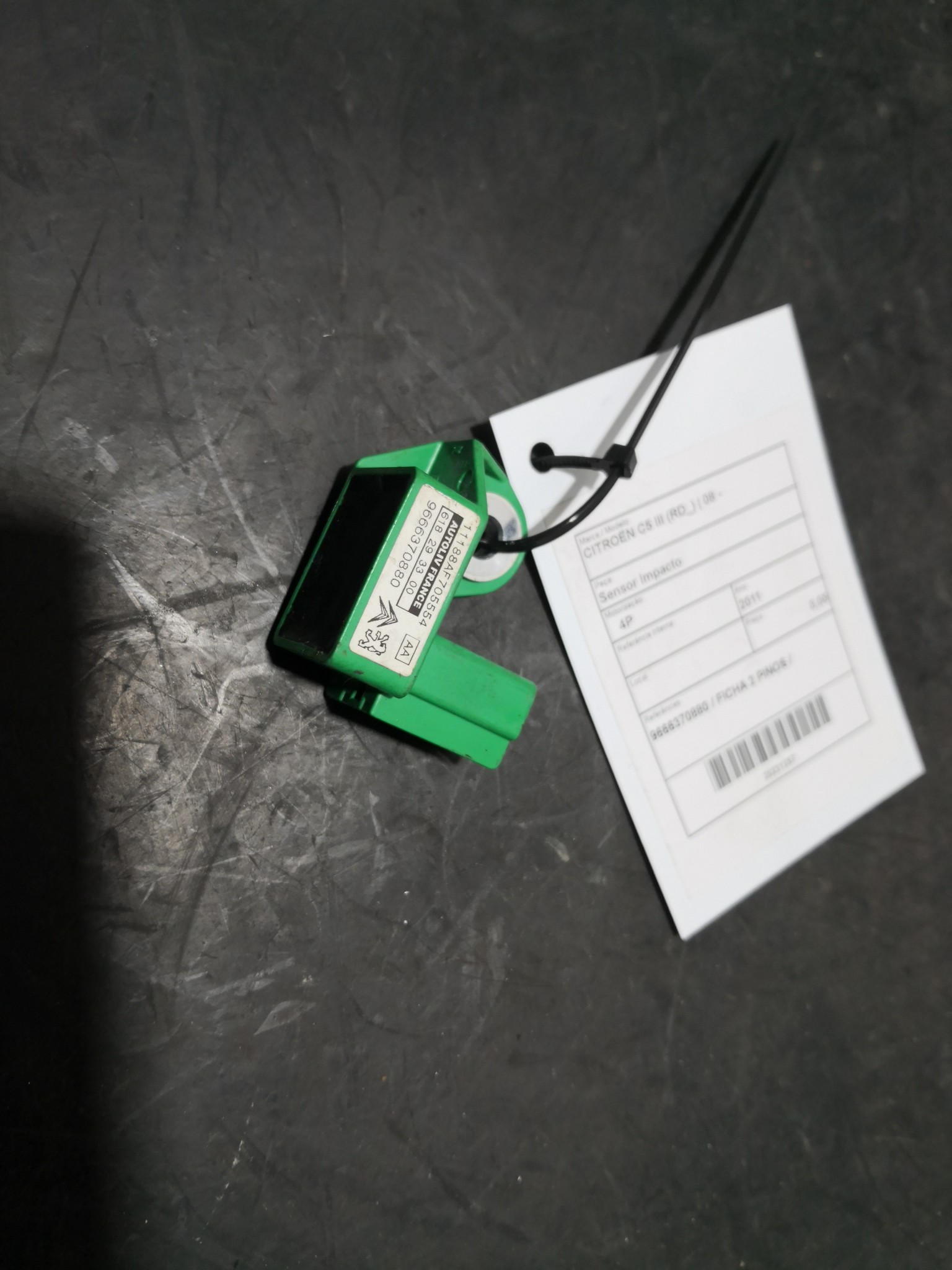 Sensor Impacto CITROEN C5 III (RD_) | 08 -  Imagem-3