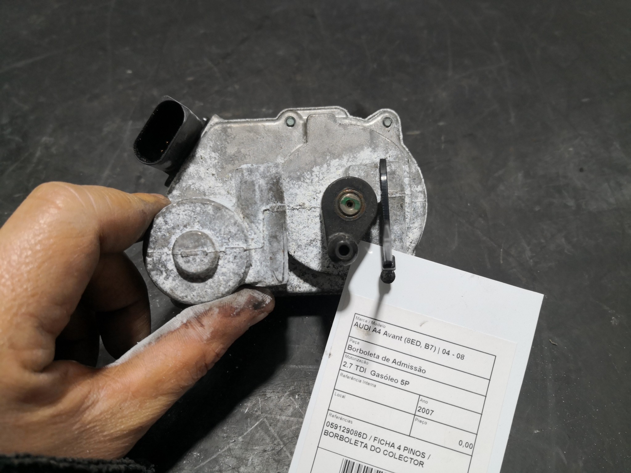 Borboleta de Admissão AUDI A4 Avant (8ED, B7) | 04 - 08 Imagem-3