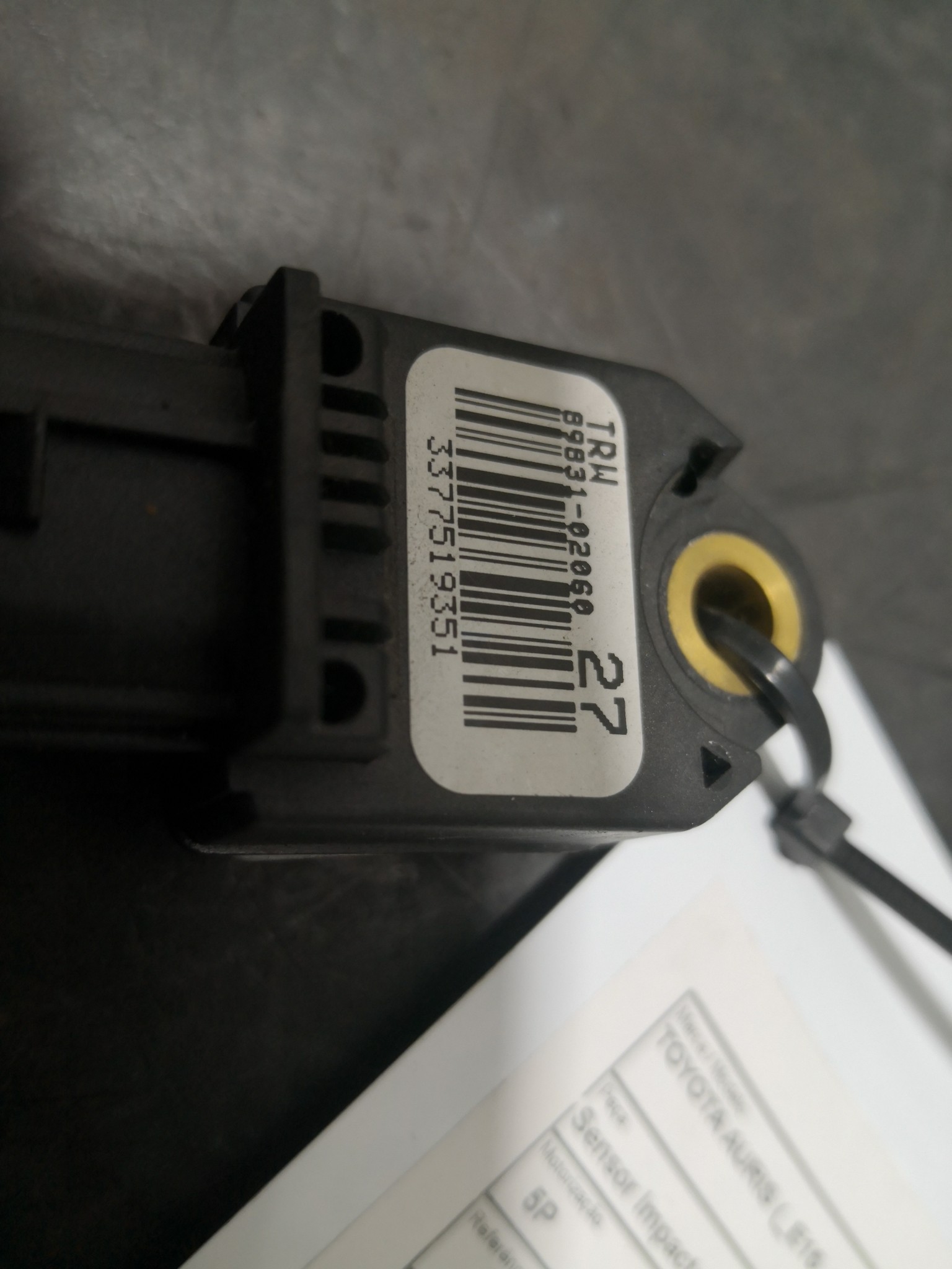Sensor Impacto TOYOTA AURIS (_E15_) | 06 - 12 Imagem-2