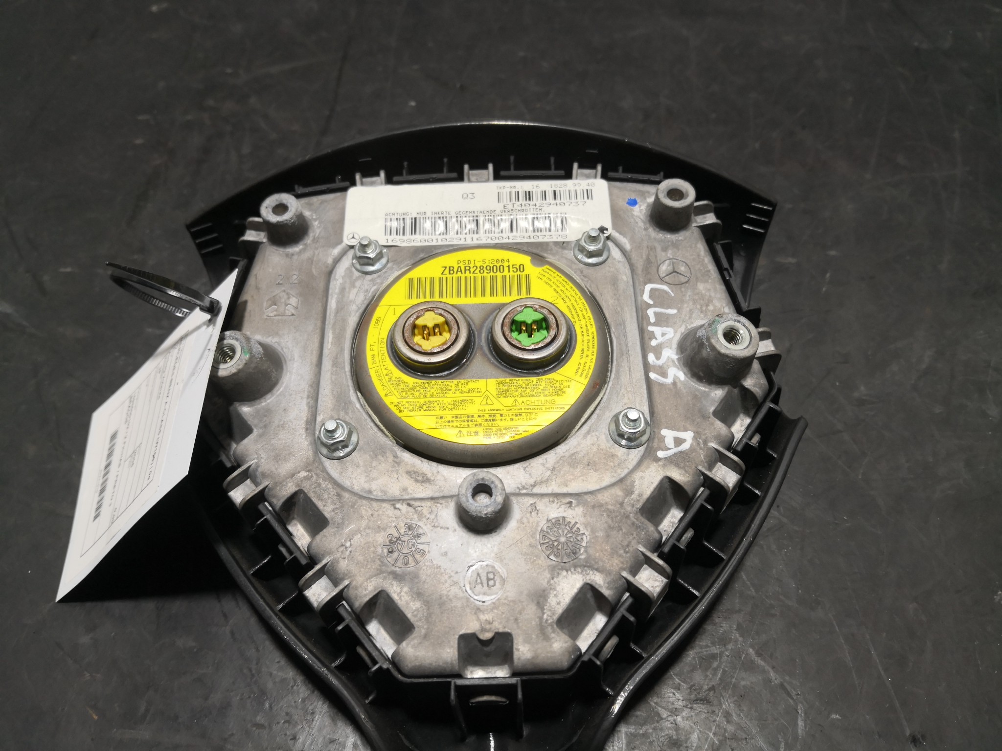 Airbag Volante MERCEDES-BENZ A-CLASS (W169) | 04 - 12 Imagem-2