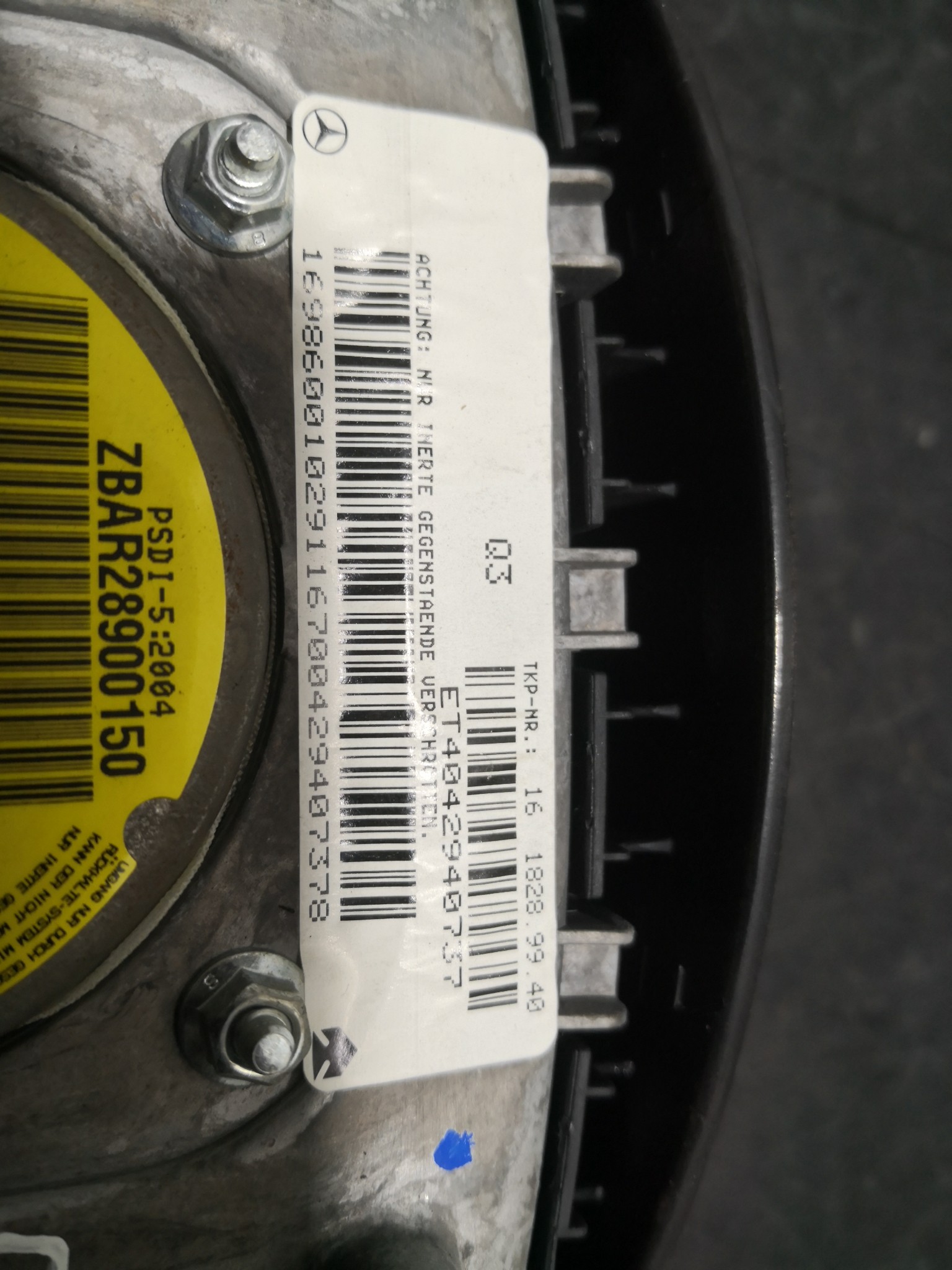 Airbag Volante MERCEDES-BENZ A-CLASS (W169) | 04 - 12 Imagem-4