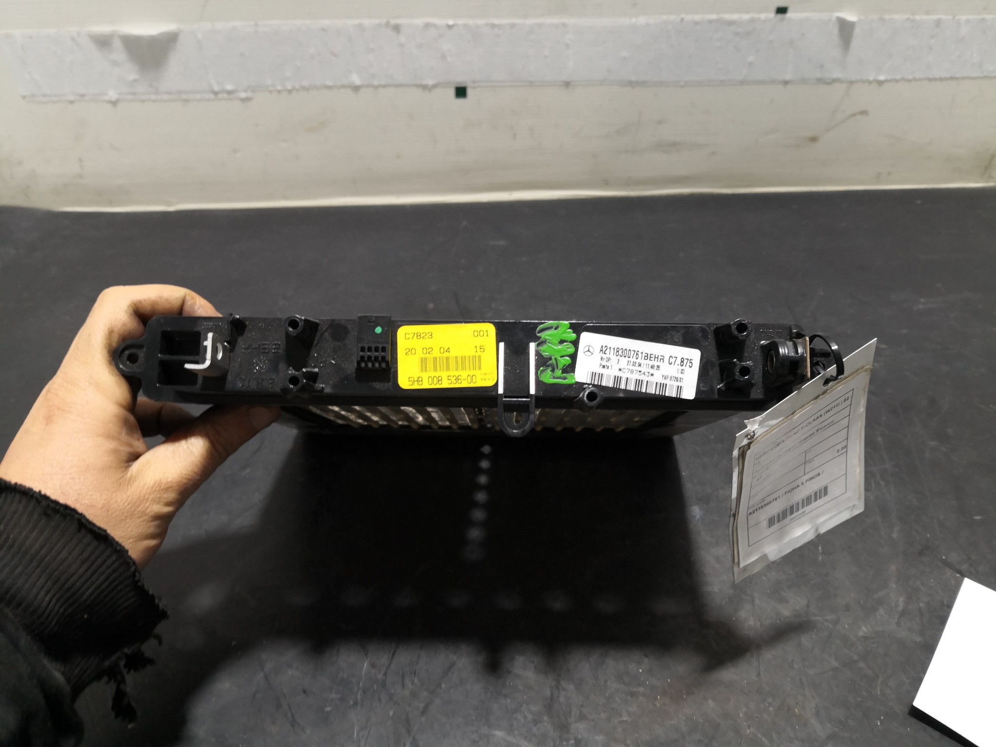 Radiador de Aquecimento Elétrico MERCEDES-BENZ E-CLASS (W211) | 02 - 09 Imagem-1