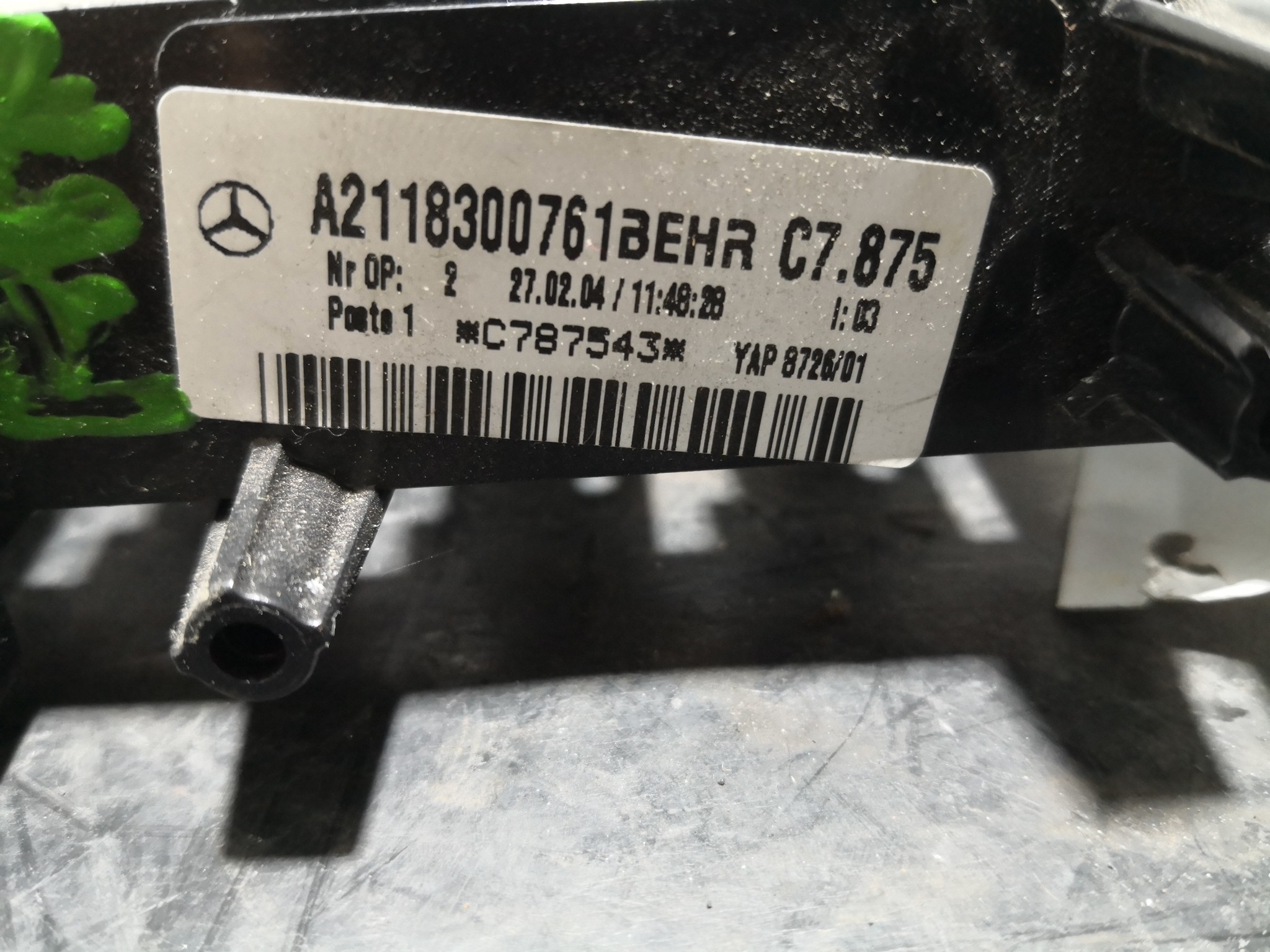 Radiador de Aquecimento Elétrico MERCEDES-BENZ E-CLASS (W211) | 02 - 09 Imagem-3