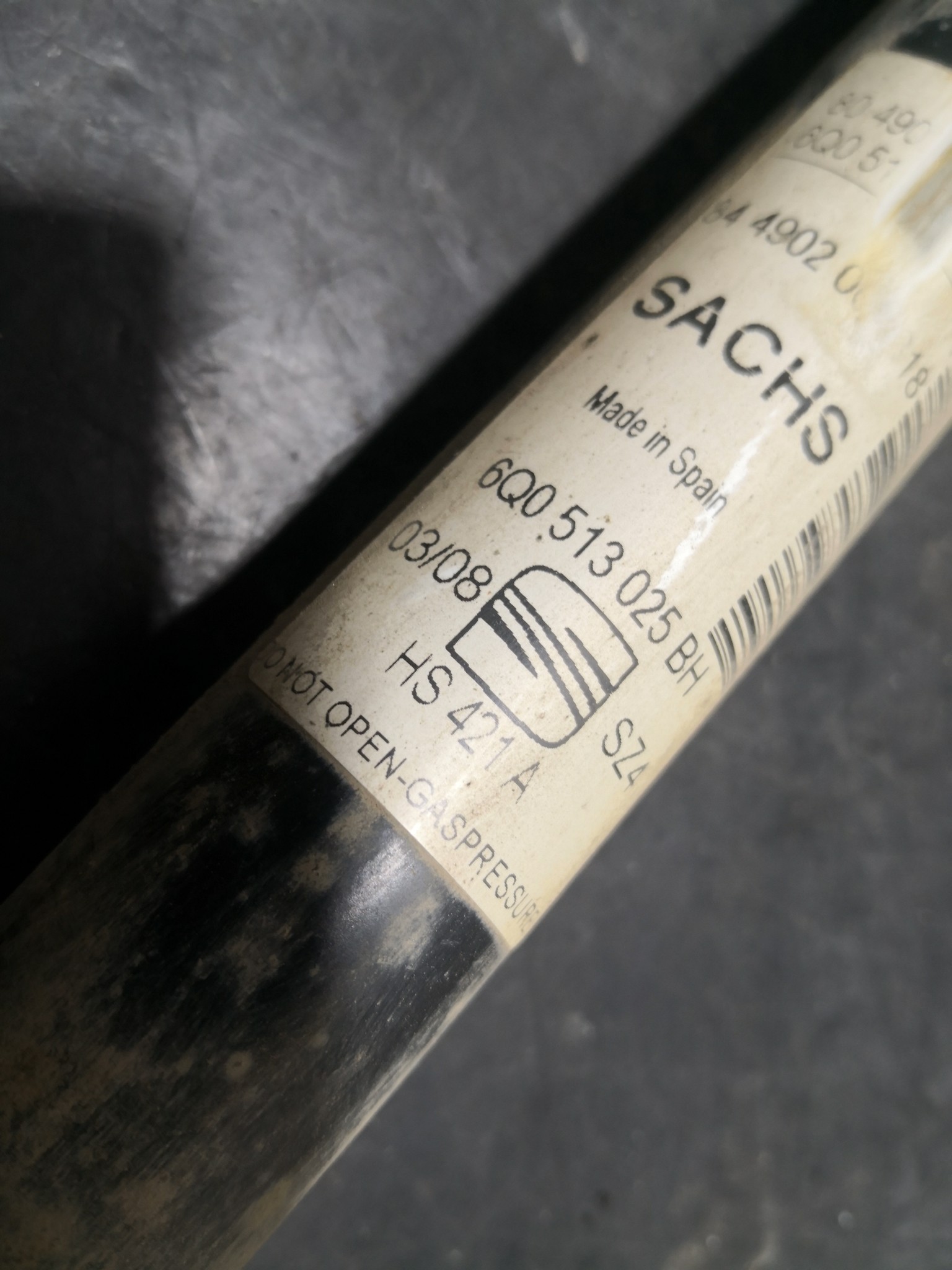 Amortecedor Trás Dto SEAT CORDOBA (6L2) | 02 - 09 Imagem-2