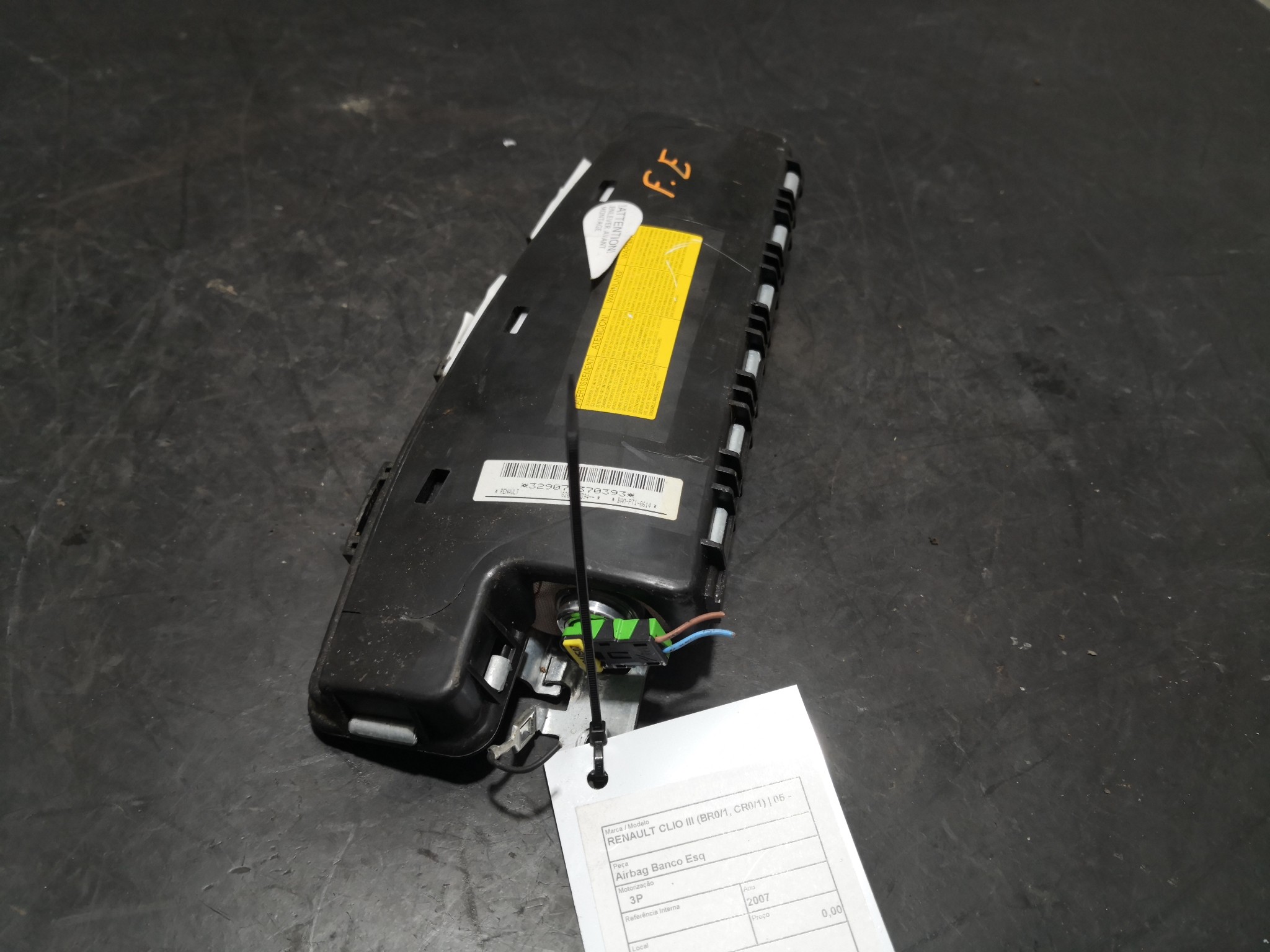 Airbag Banco Esq RENAULT - ID S_91561