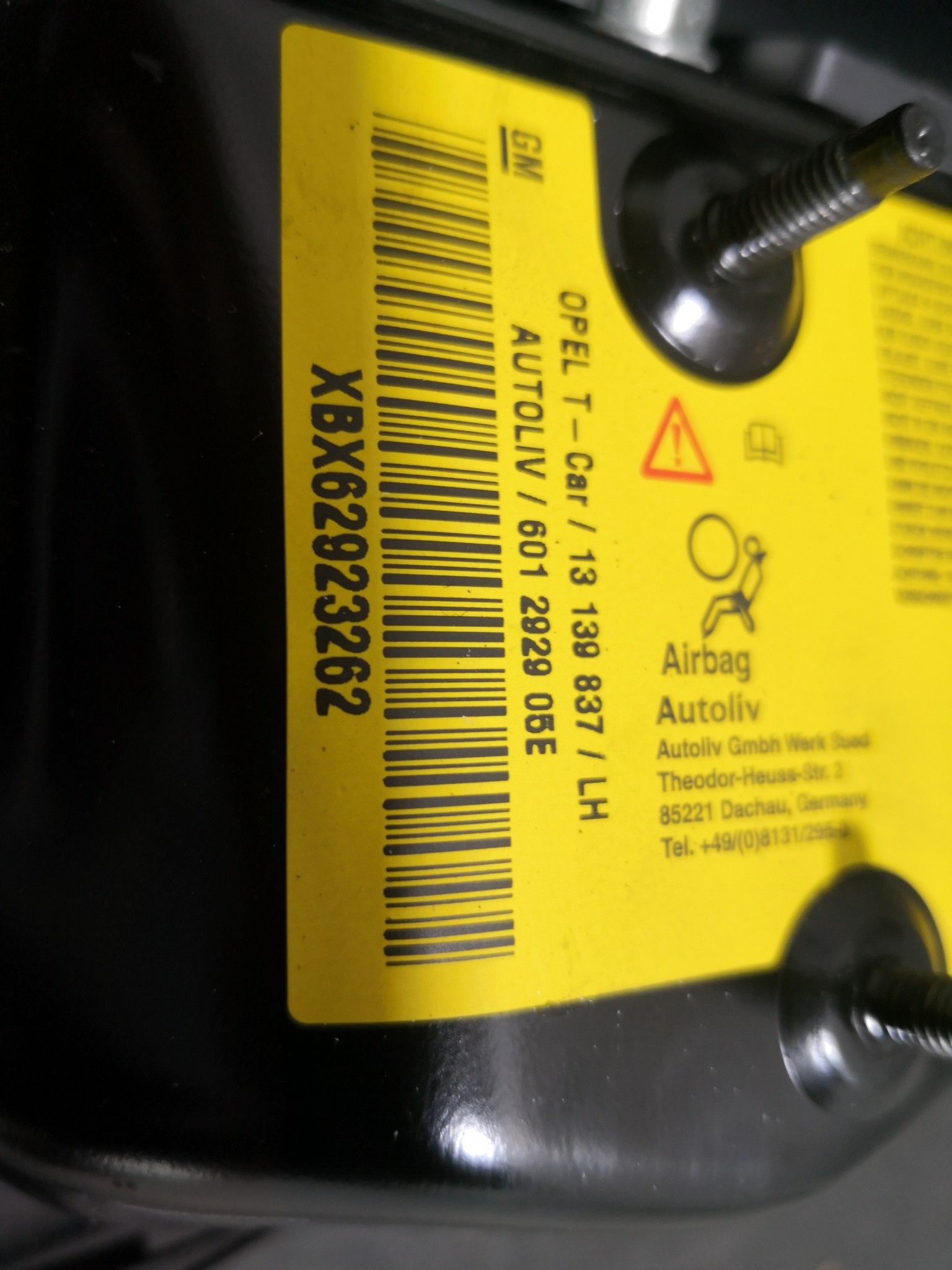 Airbag Banco Esq OPEL ASTRA H (A04) | 04 - 14 Imagem-1