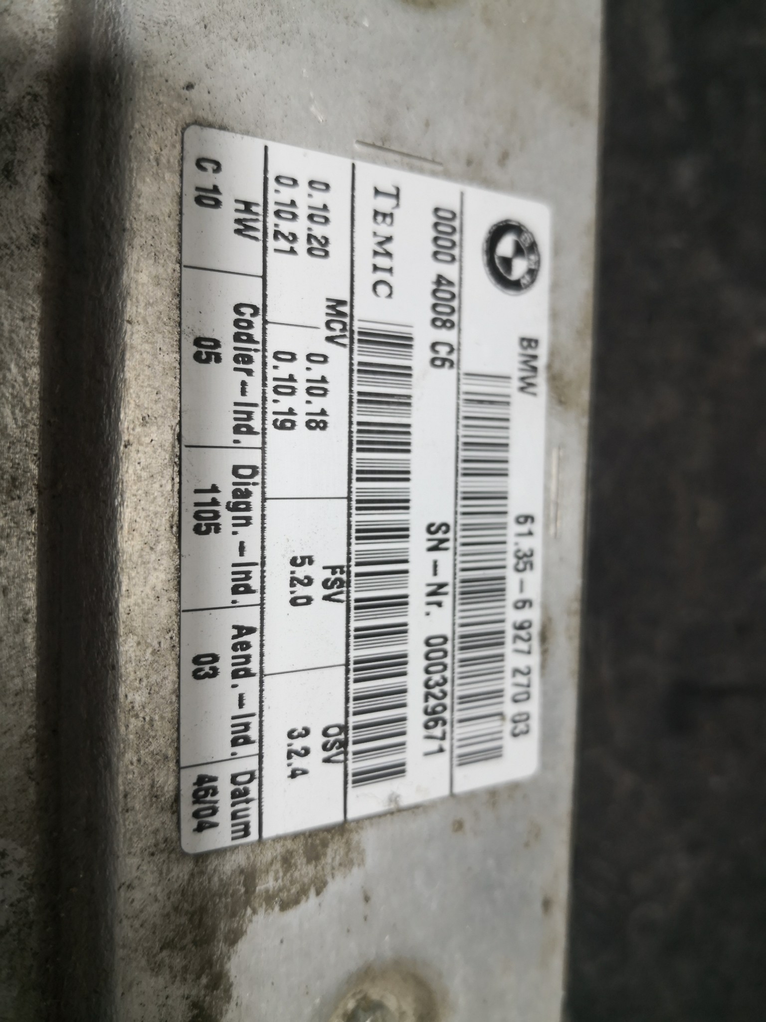 Módulo de banco BMW 5 (E60) | 01 - 10 Imagem-3