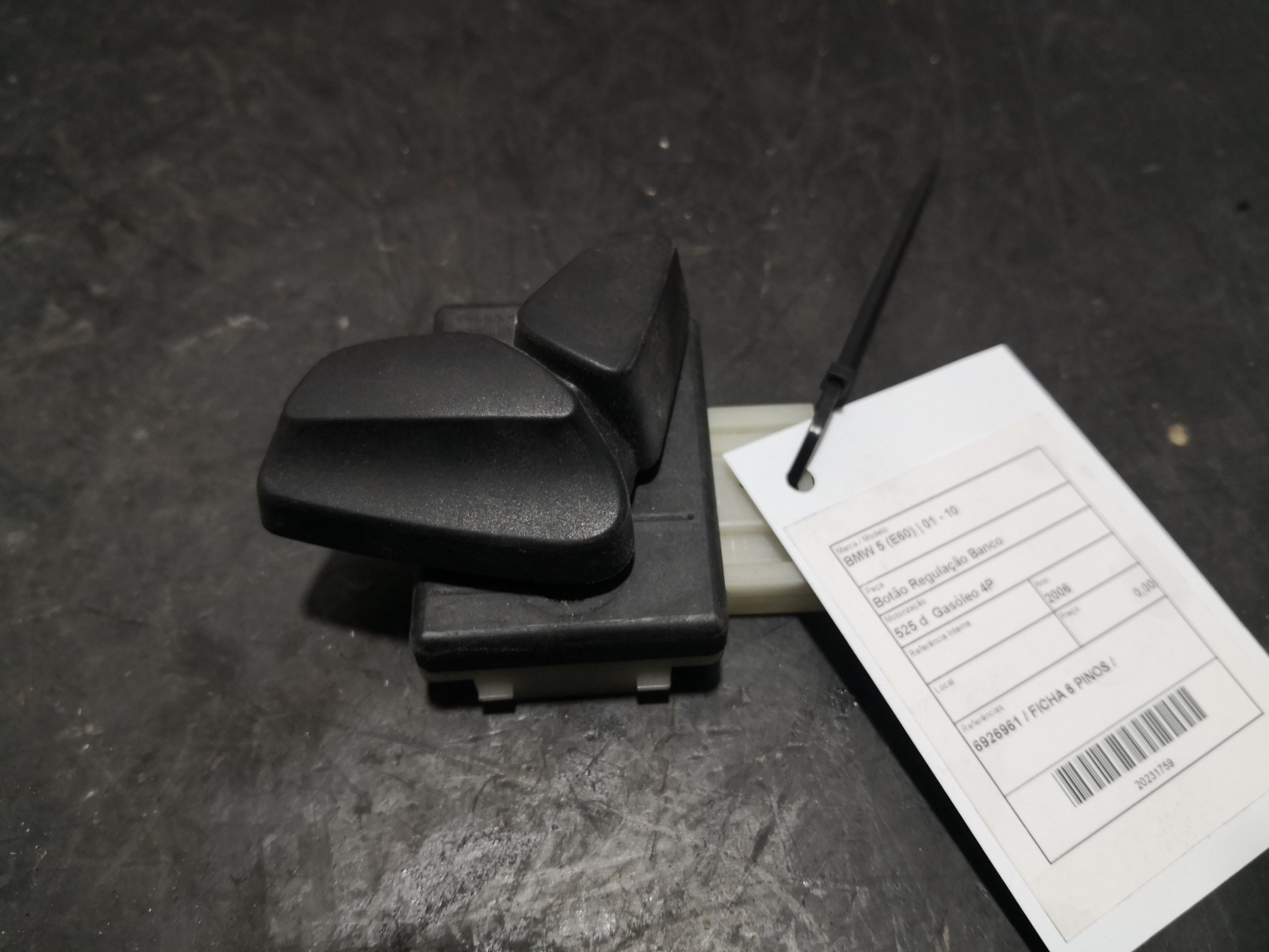 Botão Regulação Banco BMW - ID S_91758