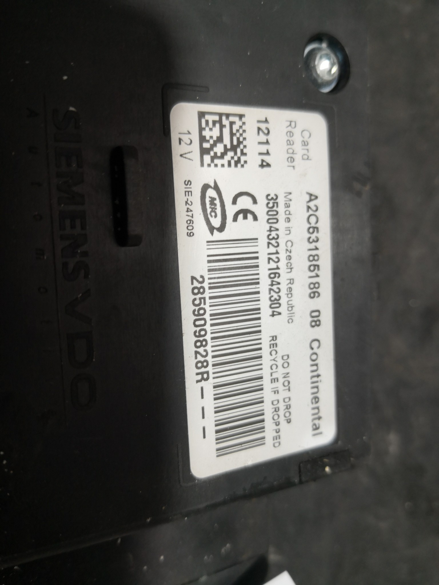 Leitor de Cartões  RENAULT MEGANE III Hatchback (BZ0/1_) | 08 -  Imagem-1