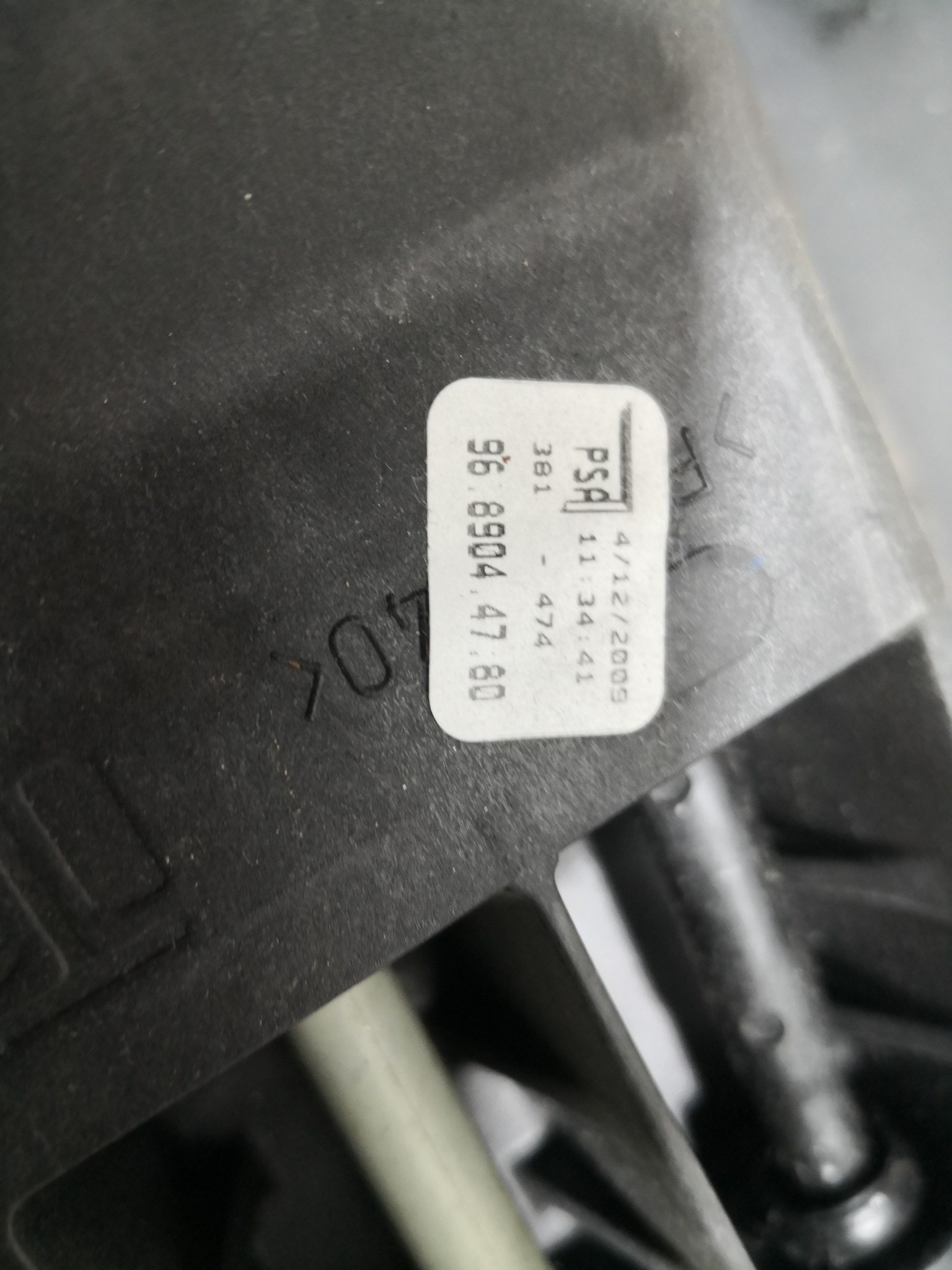 Selector Velocidades PEUGEOT 207 (WA_, WC_) | 06 - 15 Imagem-1