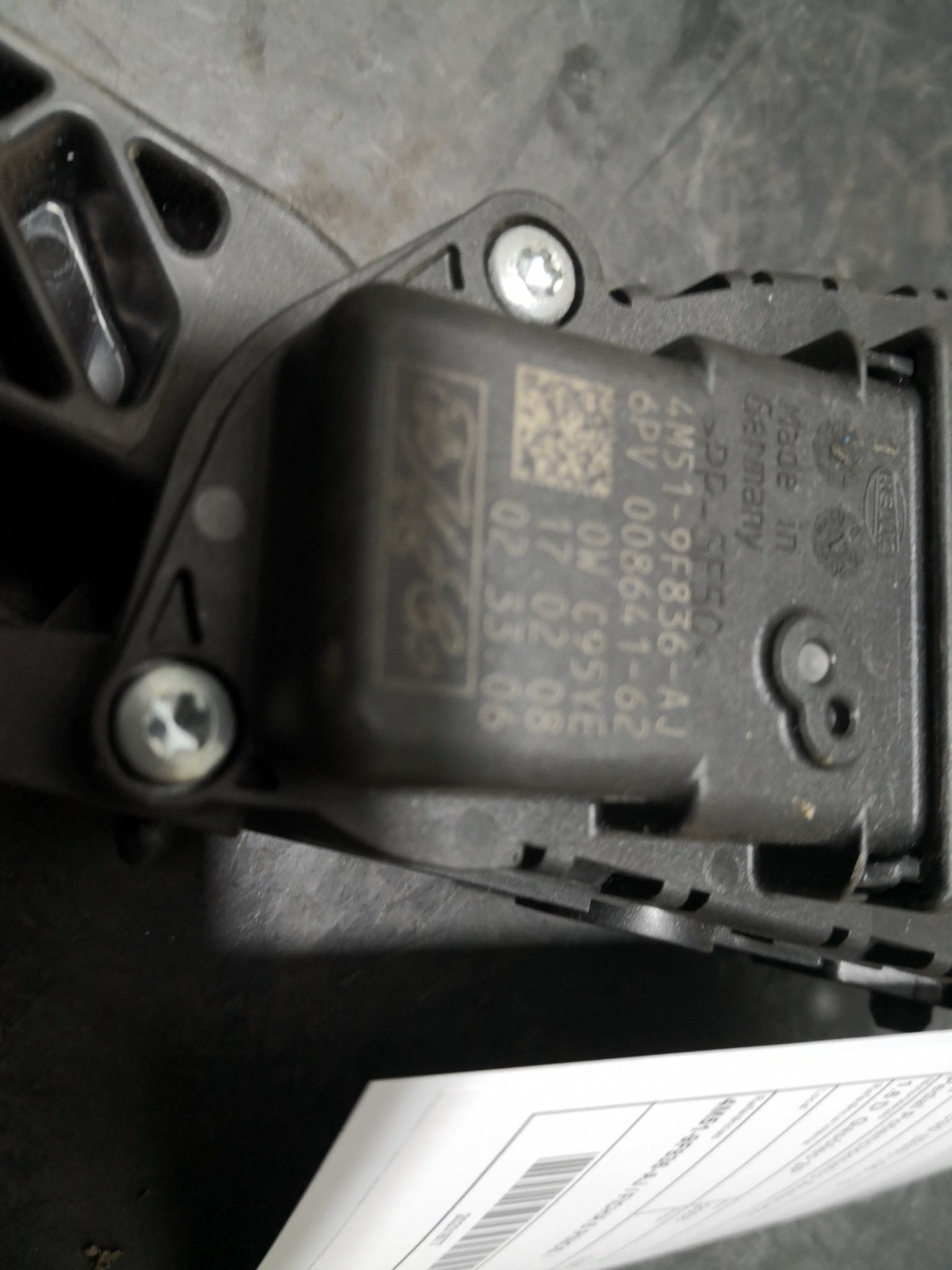 Pedal Potenciometro Acelerador VOLVO C30 (533) | 06 - 13 Imagem-1