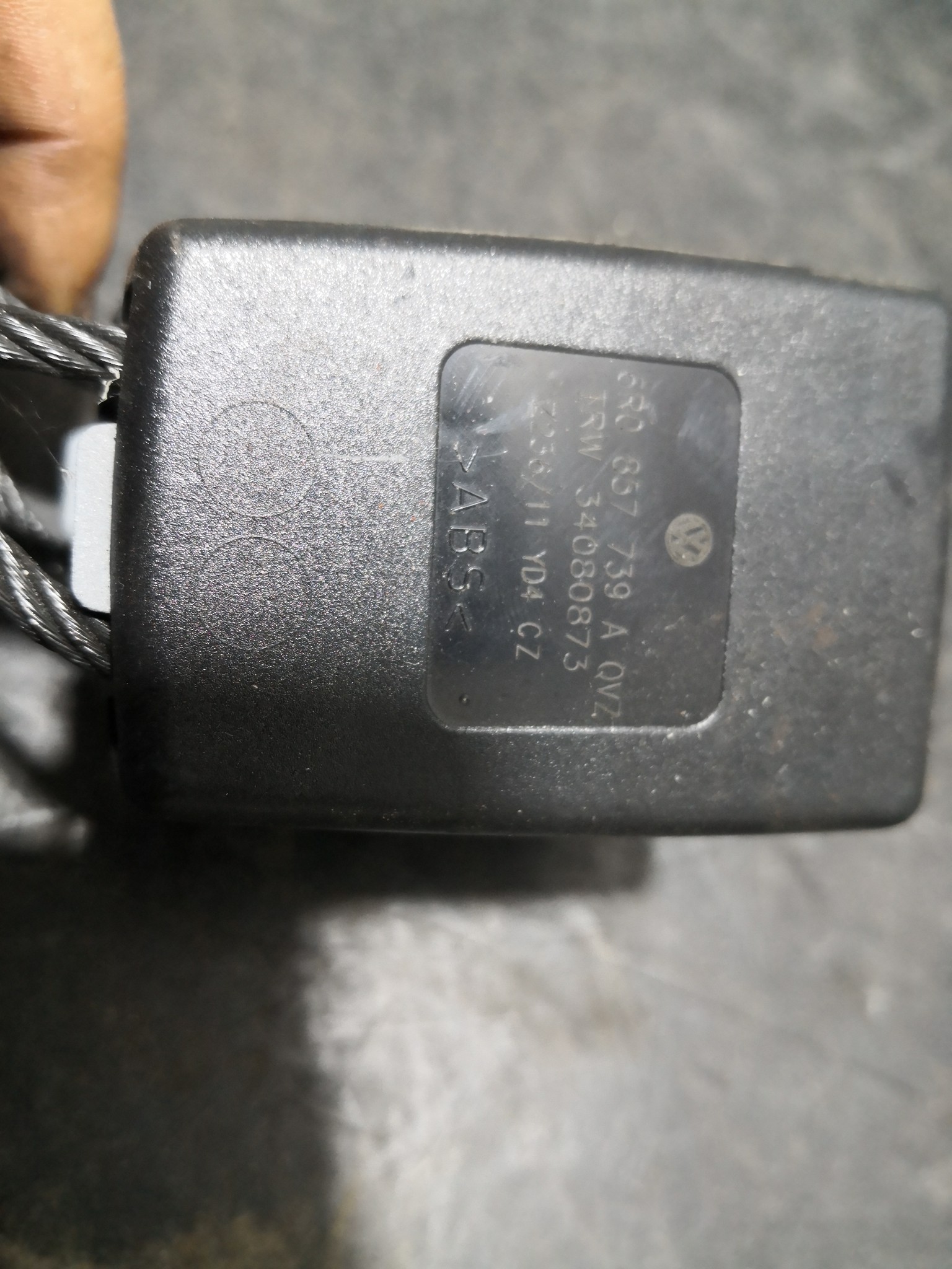 Engate Cinto Trás Dto VOLKSWAGEN POLO (6R1, 6C1) | 09 -  Imagem-1