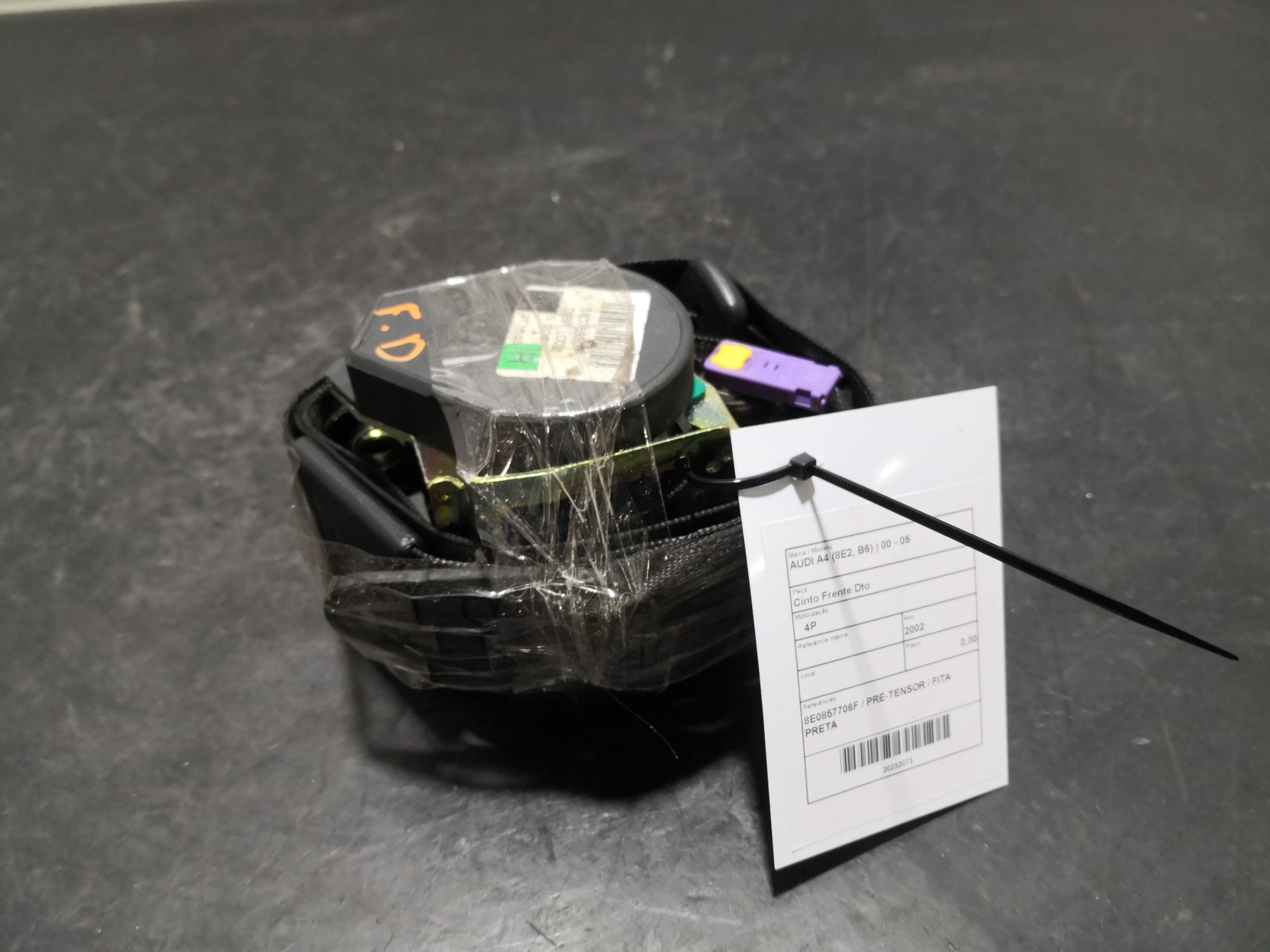 Cinto Frente Dto AUDI A4 (8E2, B6) | 00 - 05 Imagem-1