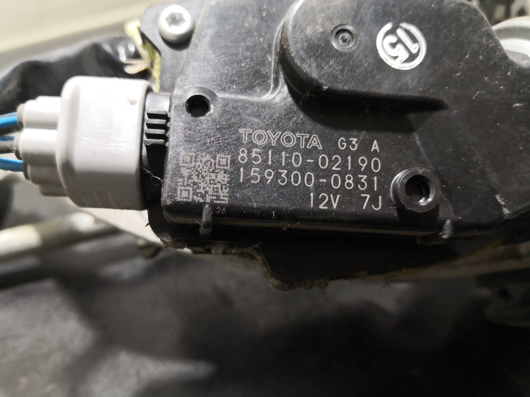 Motor Limpa Vidros Frente TOYOTA AURIS (_E15_) | 06 - 12 Imagem-4