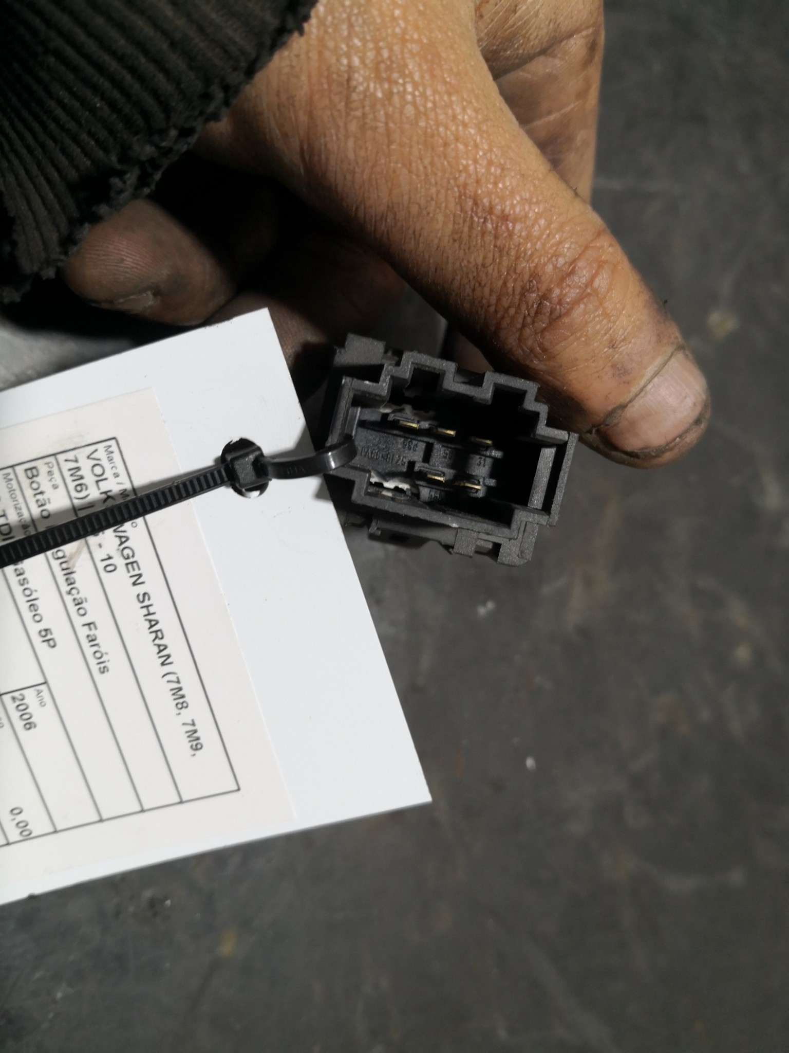 Botão Regulação Faróis VOLKSWAGEN SHARAN (7M8, 7M9, 7M6) | 95 - 10 Imagem-1