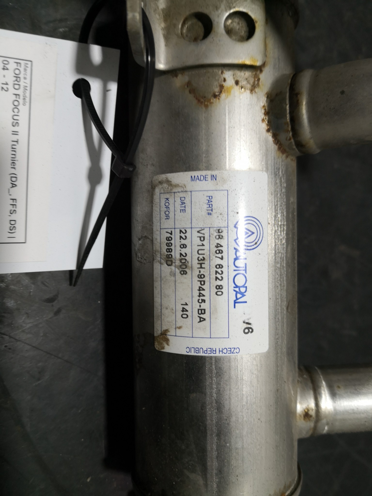 Radiador de EGR FORD FOCUS II Turnier (DA_, FFS, DS) | 04 - 12 Imagem-1