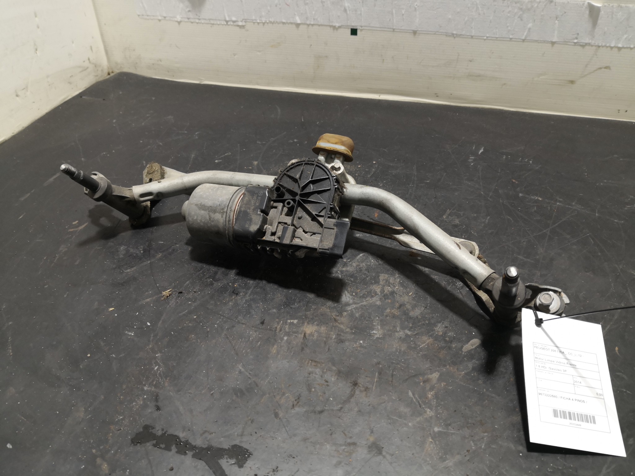 Motor Limpa Vidros Frente PEUGEOT - ID S_92448