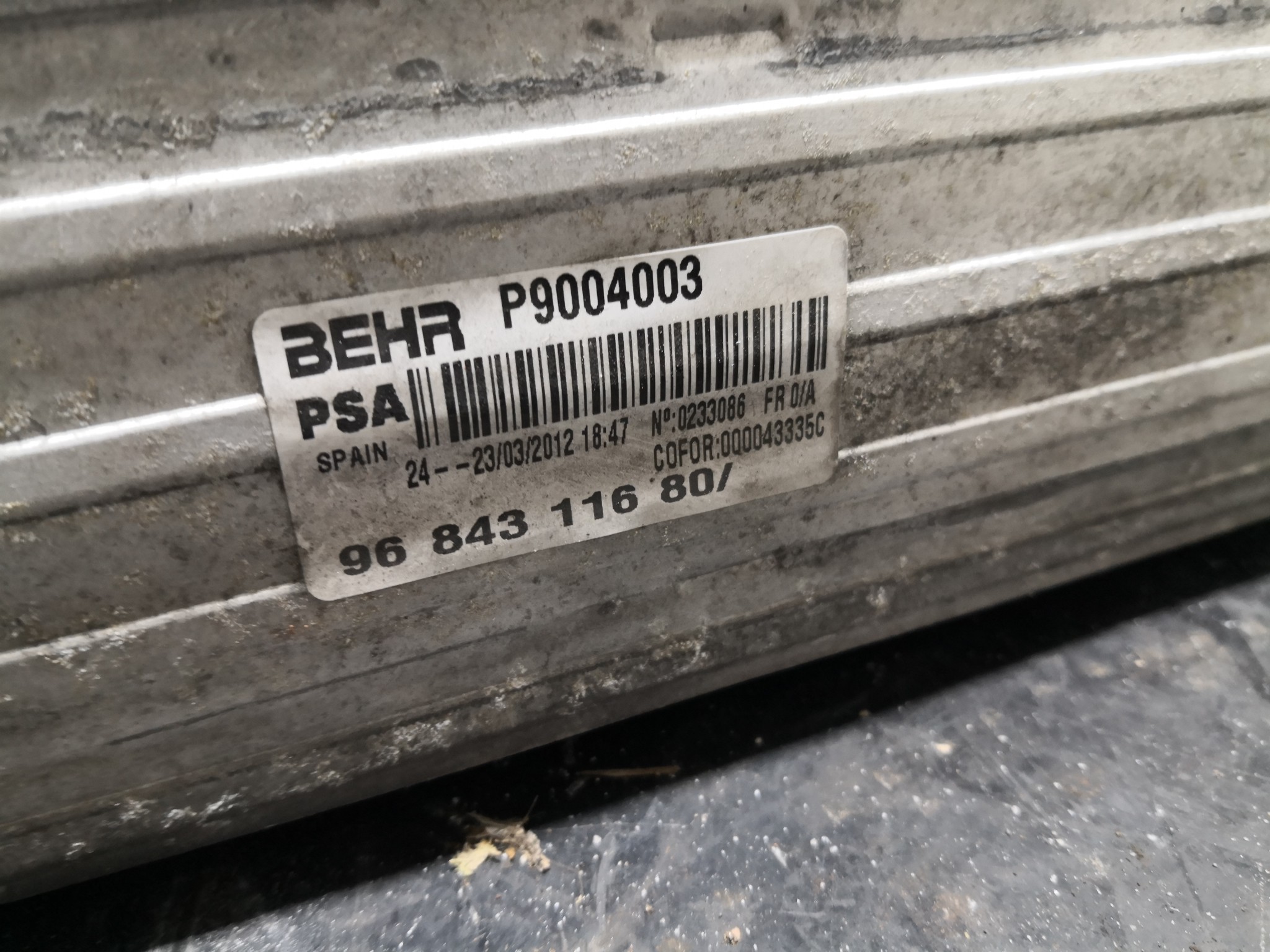 Radiador do Intercooler PEUGEOT 208 I (CA_, CC_) | 12 -  Imagem-2