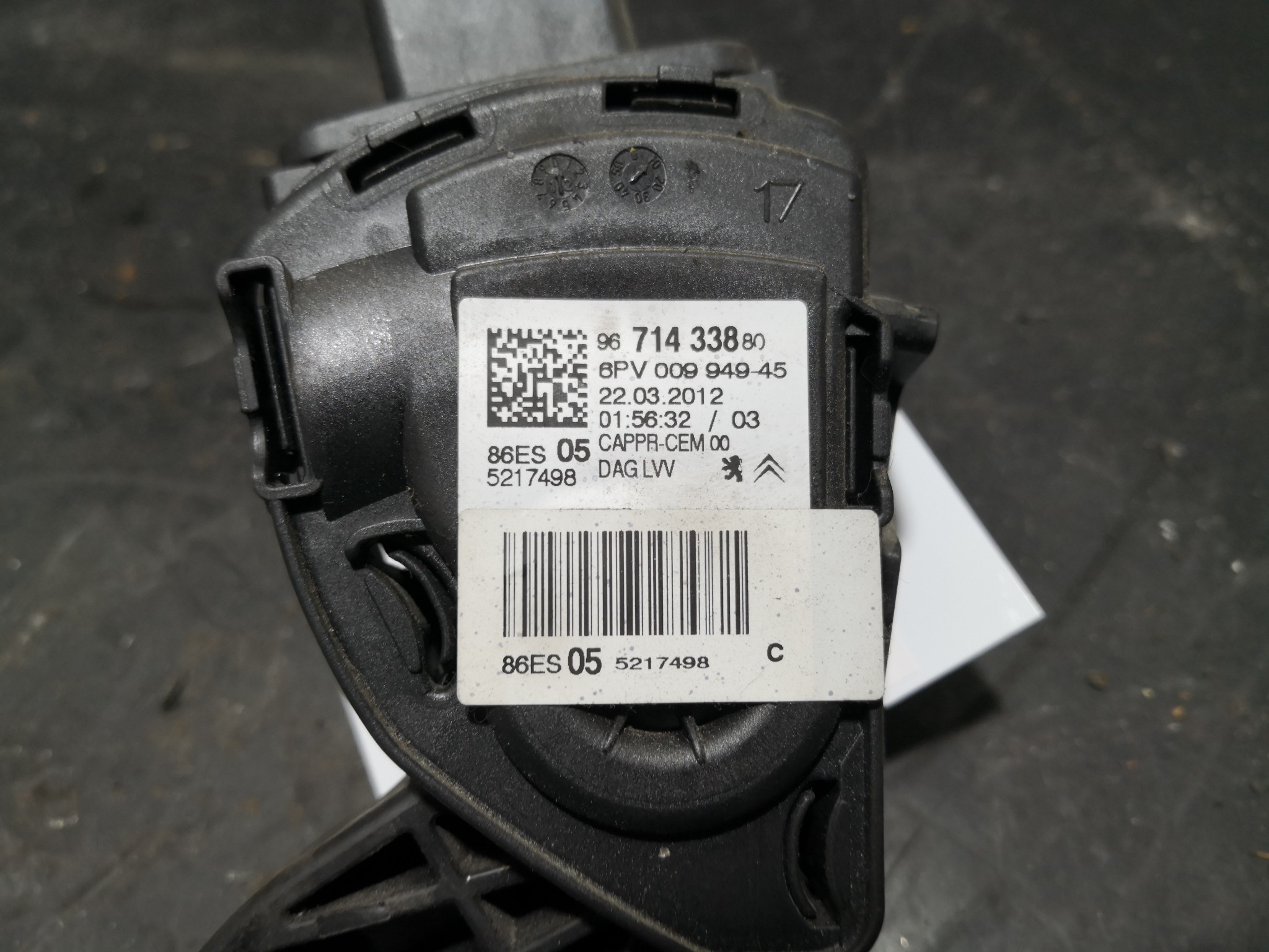 Pedal Potenciometro Acelerador PEUGEOT 208 I (CA_, CC_) | 12 -  Imagem-2