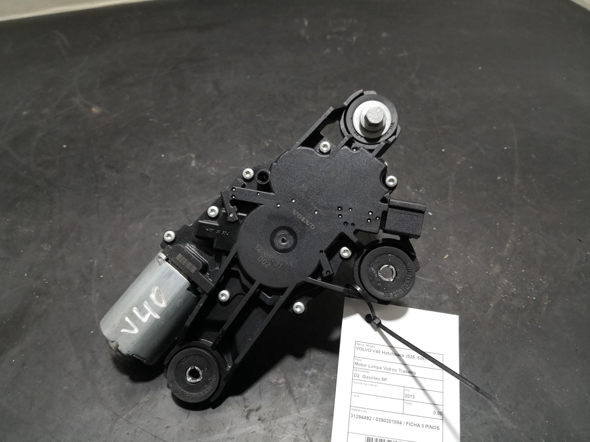 Motor Limpa Vidros Traseiro VOLVO - ID S_92806