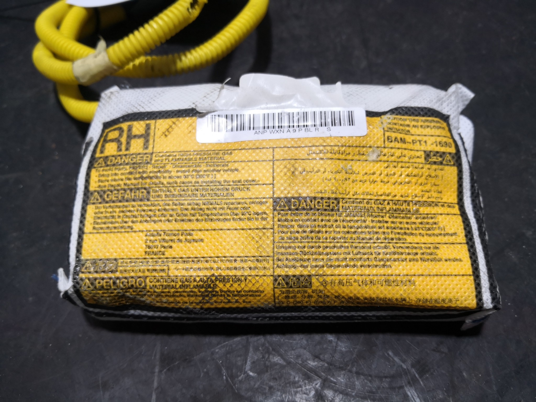 Airbag Banco Dto TOYOTA AVENSIS três volumes (_T27_) | 08 - 18 Imagem-1