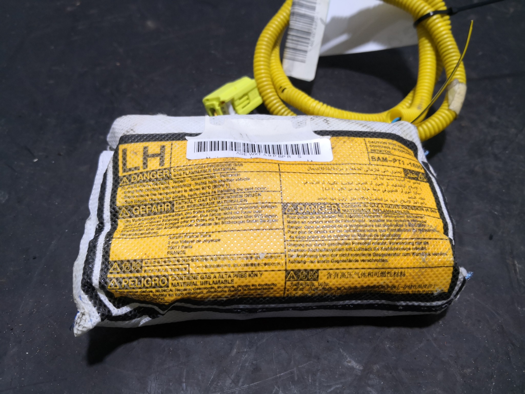 Airbag Banco Esq TOYOTA AVENSIS três volumes (_T27_) | 08 - 18 Imagem-1