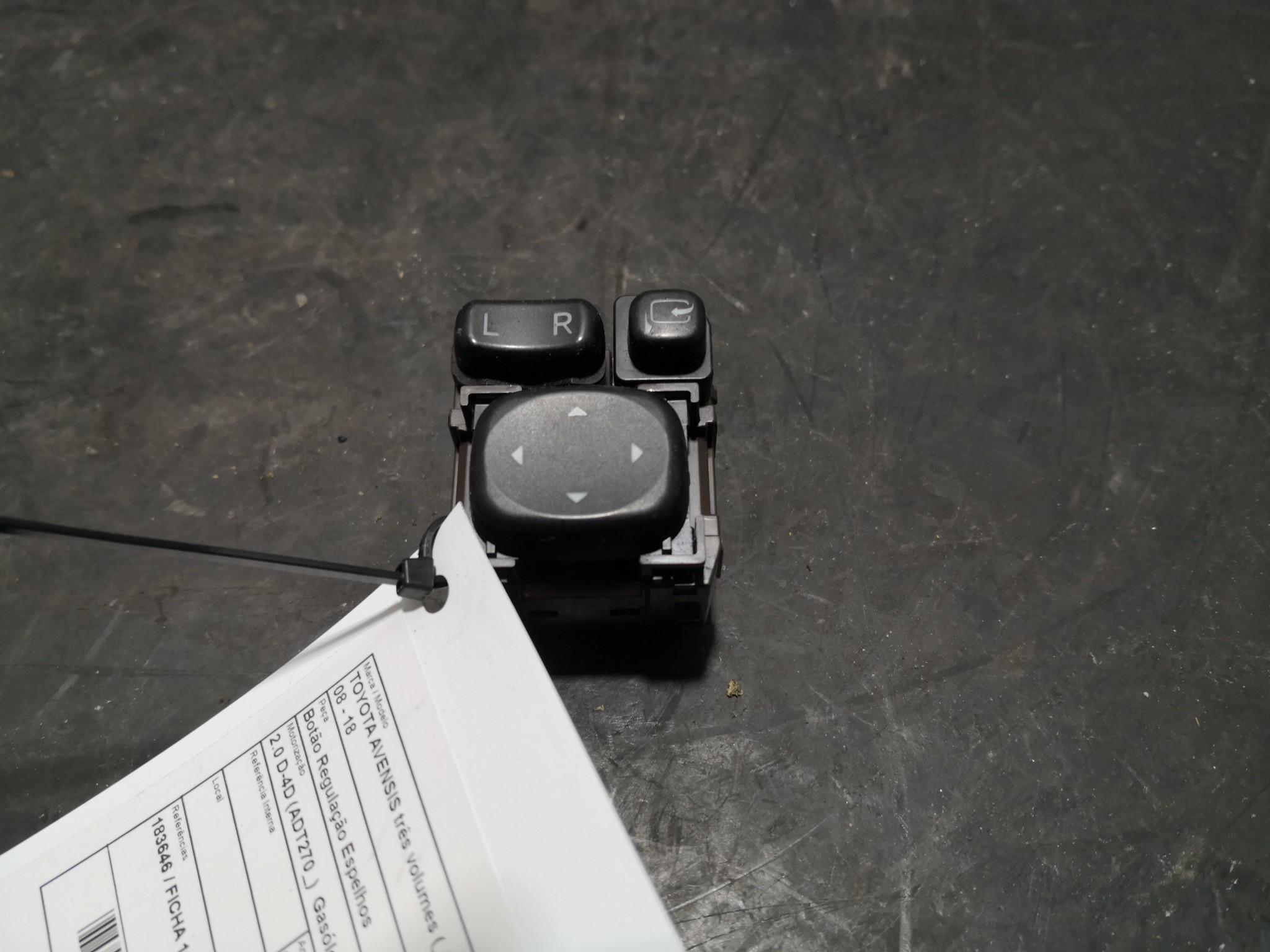 Botão Regulação Espelhos TOYOTA - ID S_92837