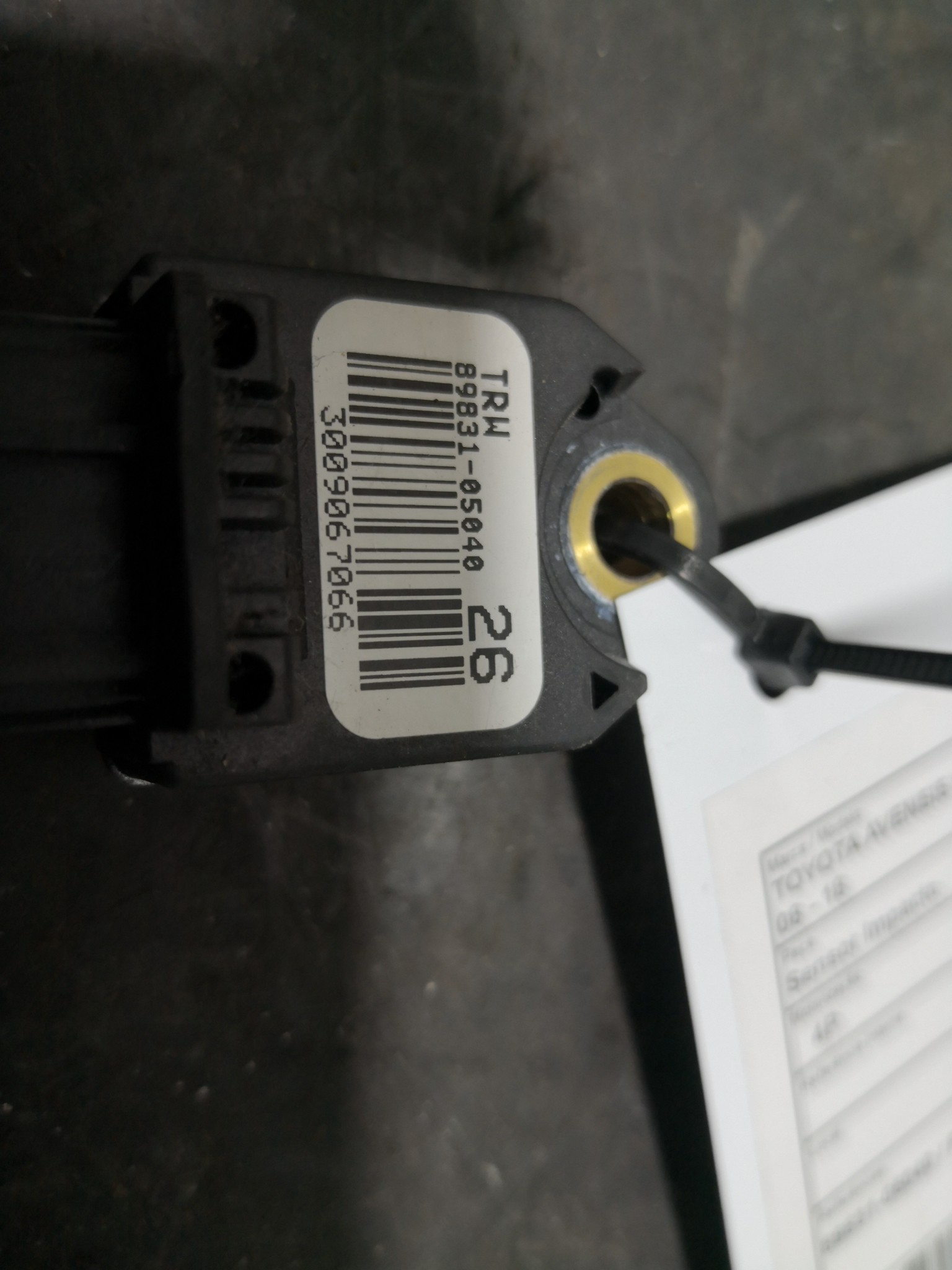 Sensor Impacto TOYOTA AVENSIS três volumes (_T27_) | 08 - 18 Imagem-1