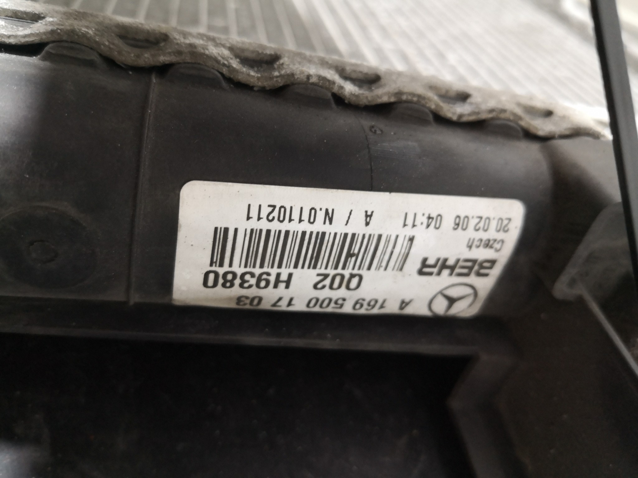 Radiador da água MERCEDES-BENZ B-CLASS (W245) | 05 - 11 Imagem-2