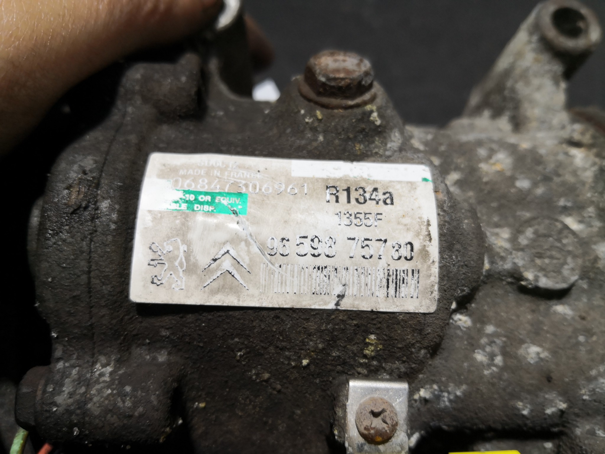 Compressor do Ar condicionado PEUGEOT 207 (WA_, WC_) | 06 - 15 Imagem-2