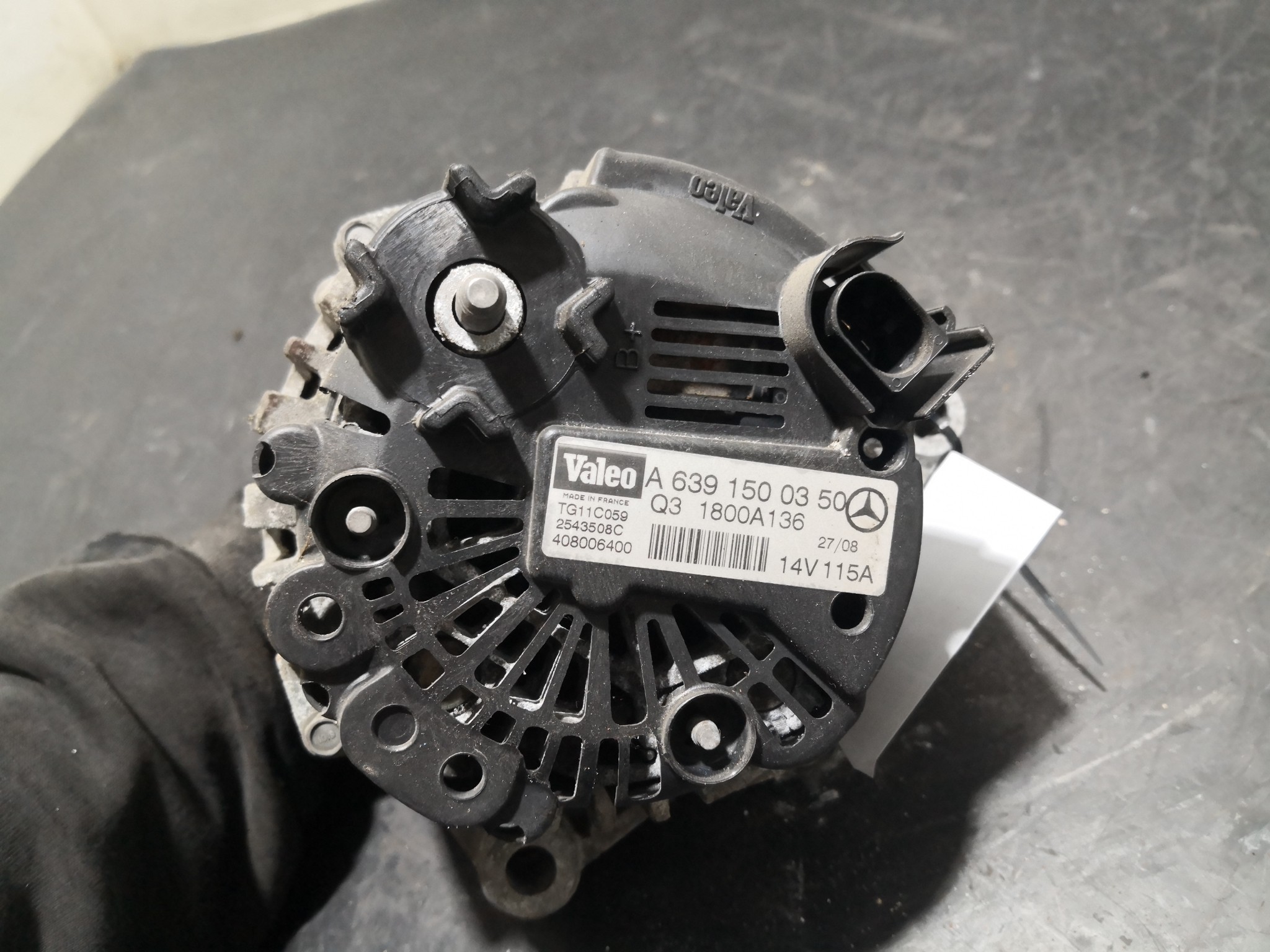 Alternador MITSUBISHI COLT VI (Z3_A, Z2_A) | 02 - 12 Imagem-1