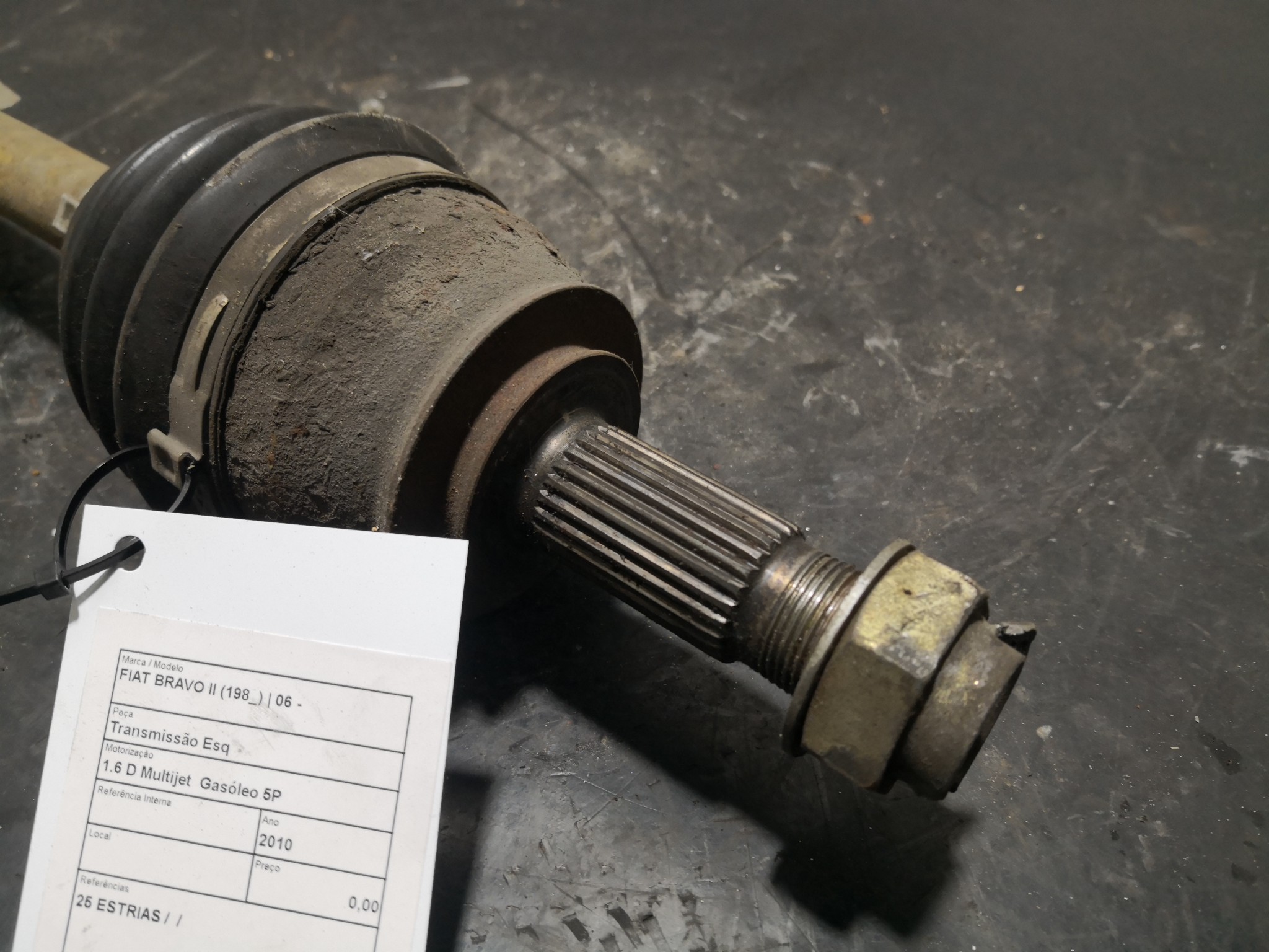 Transmissão Esq FIAT BRAVO II (198_) | 06 -  Imagem-1
